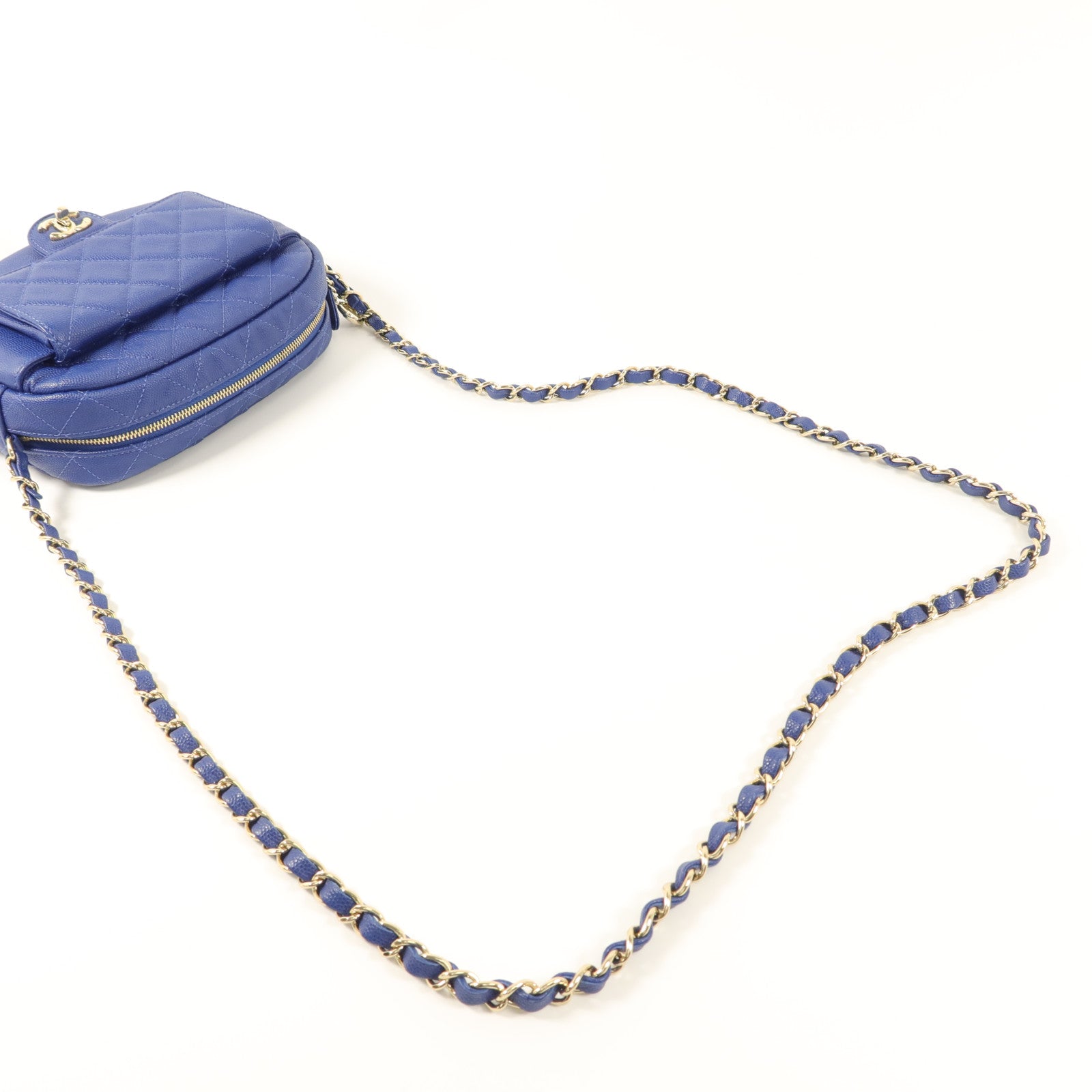CHANEL 【激減優惠】牛皮皮革Chain Shoulder鏈帶肩背袋