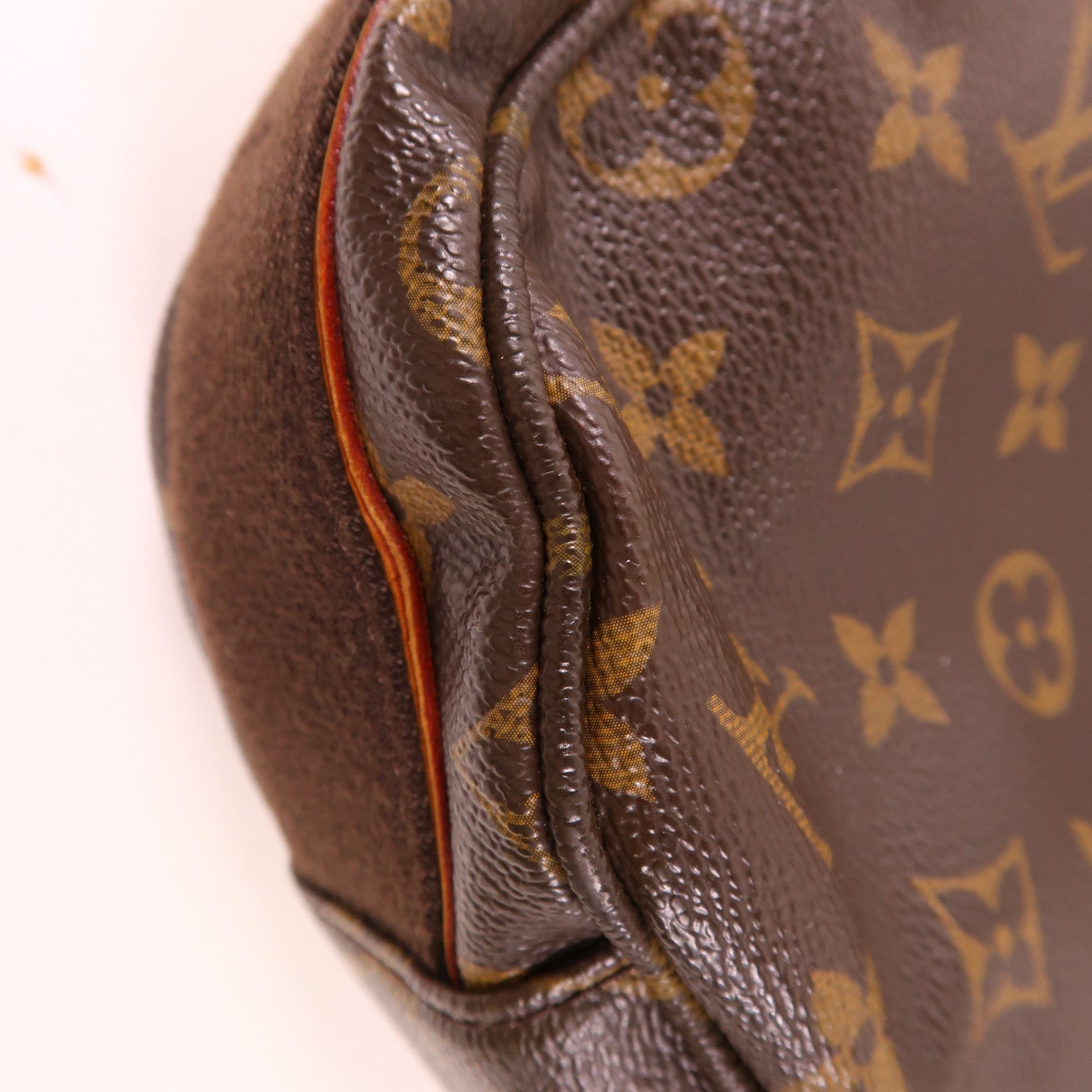 LOUIS VUITTON Monogram Abbesses金扣肩背袋棕色