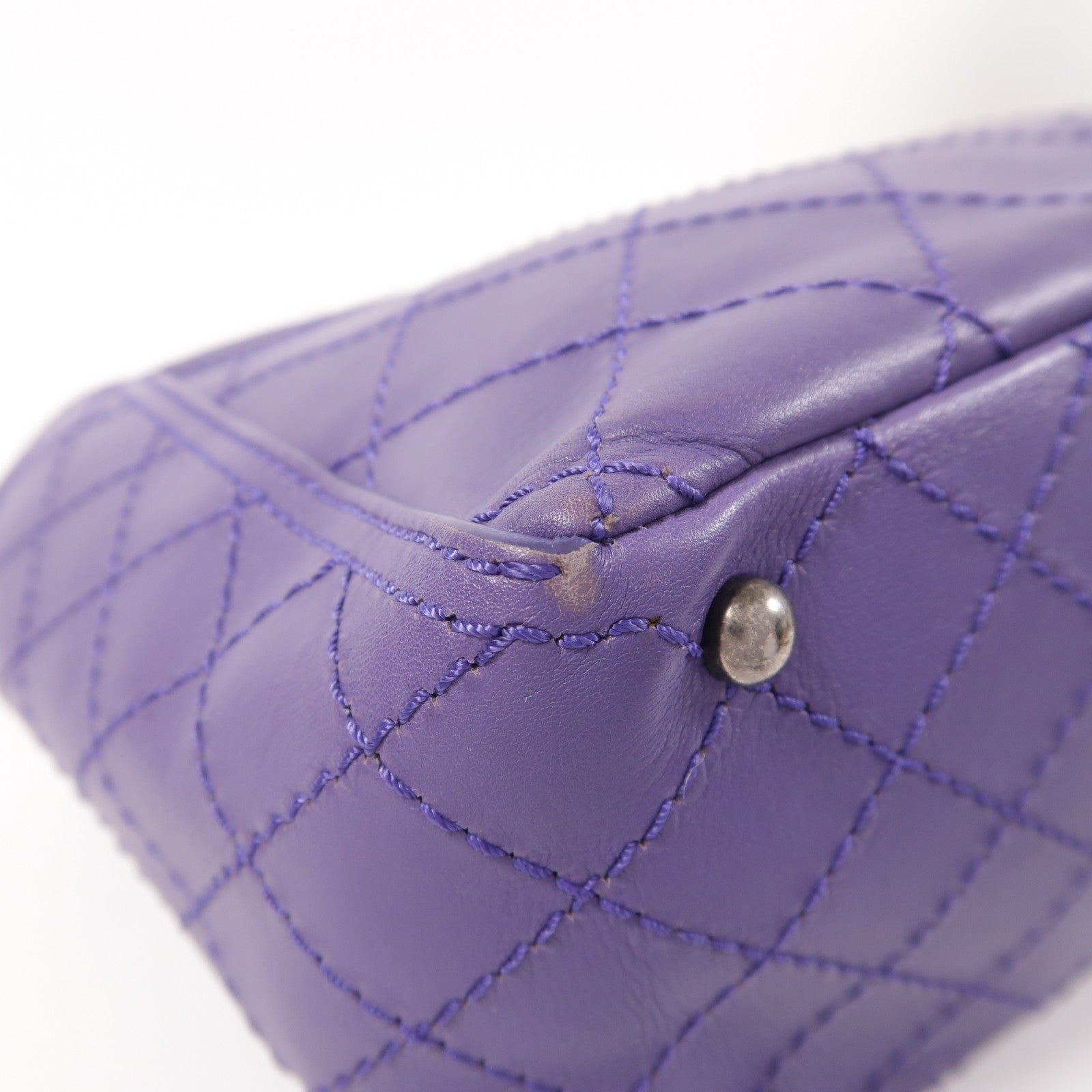 CHANEL 牛皮皮革2 Way Shoulder手挽肩背兩用袋