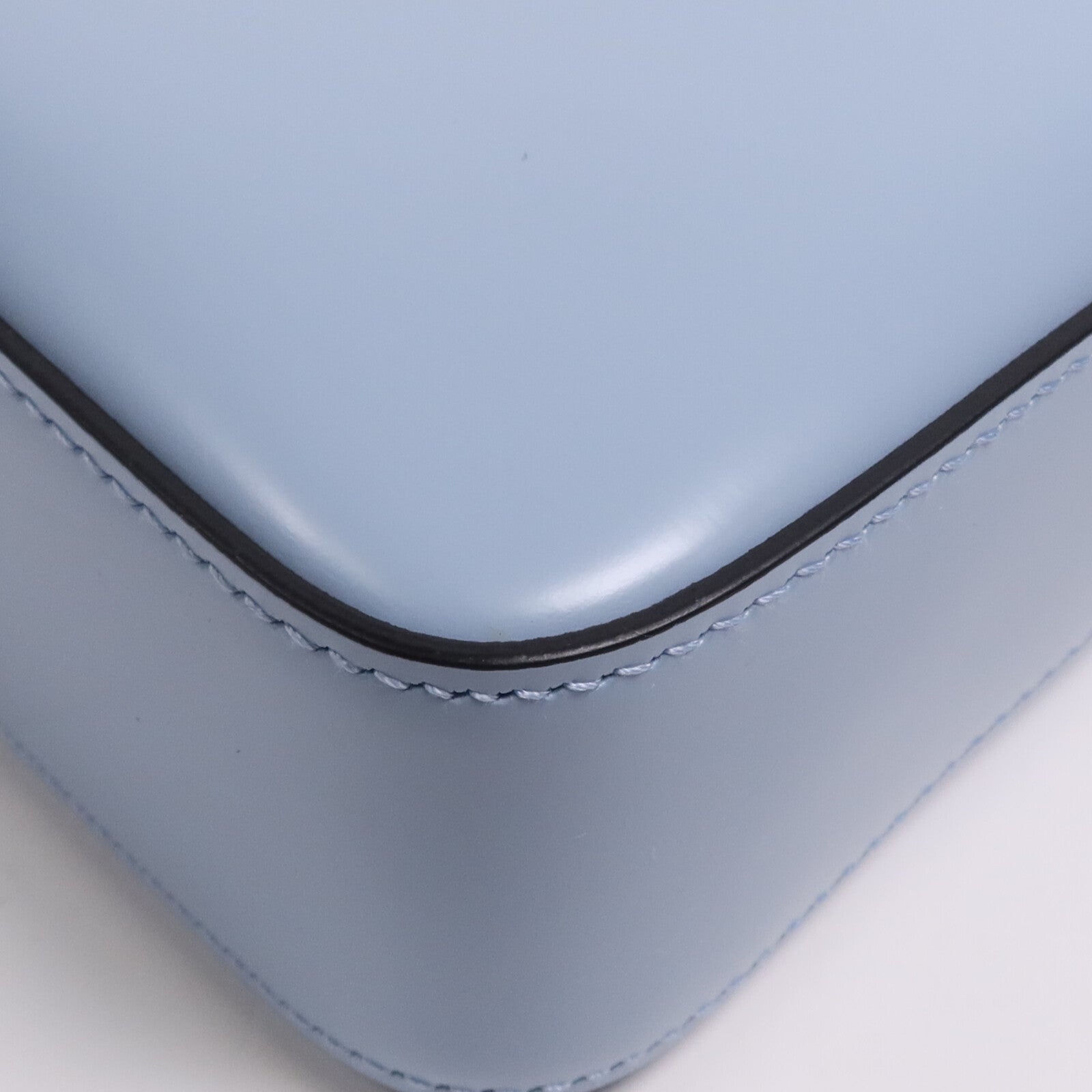 PRADA 牛皮皮革2 Way Shoulder Bag銀扣手挽肩背兩用袋