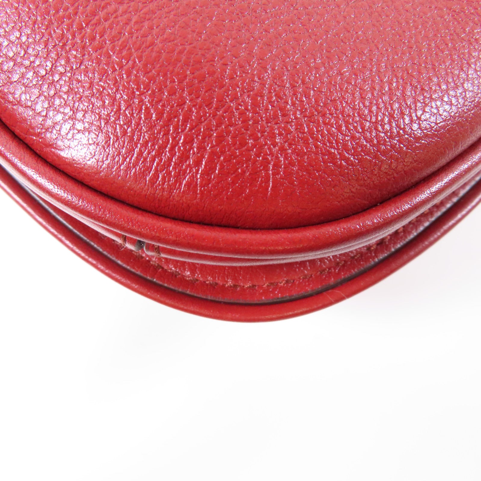 GUCCI 【激減優惠】牛皮皮革Blondie金扣肩背袋紅色