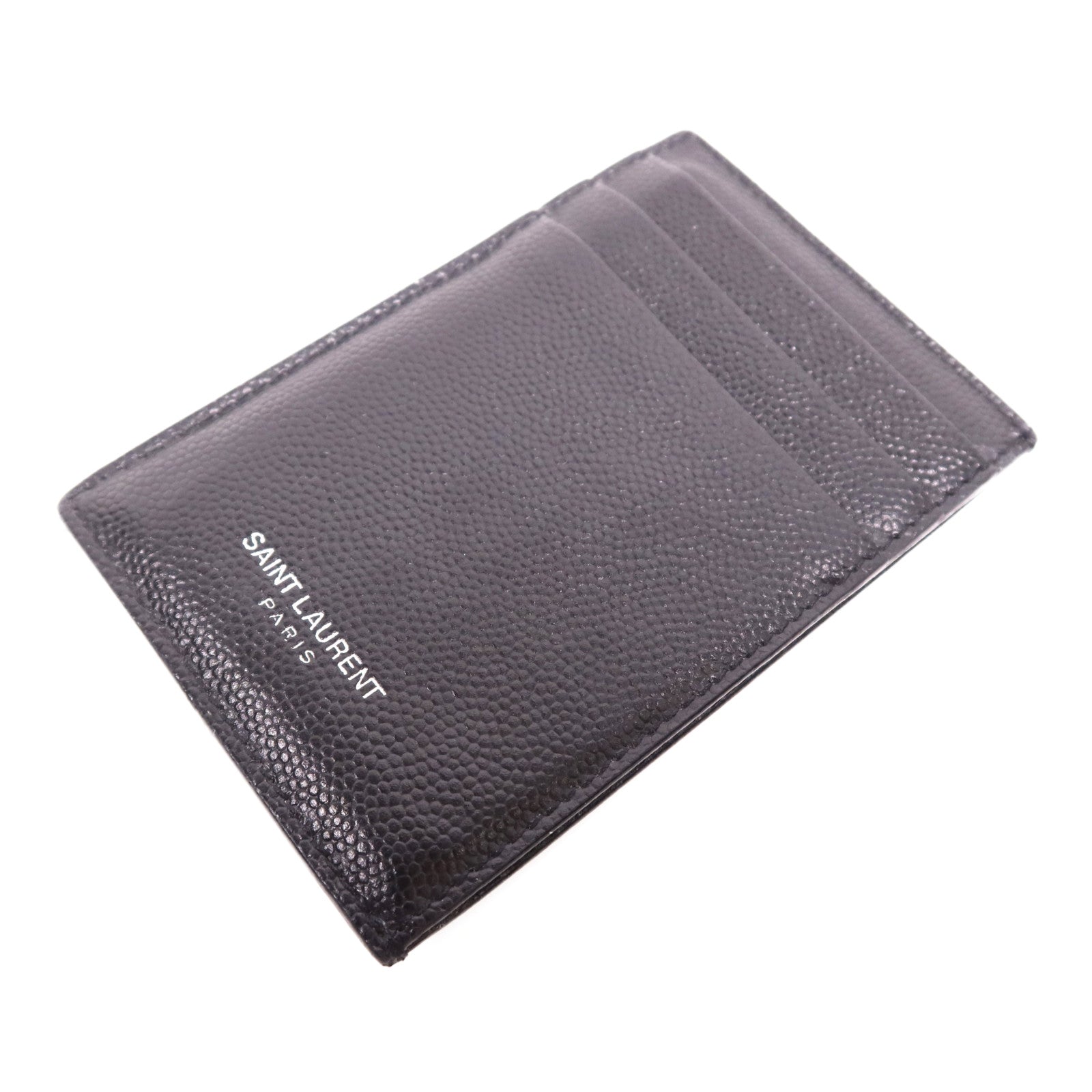 SAINT LAURENT 牛皮皮革Bill Clip with Card Case銀扣卡片套