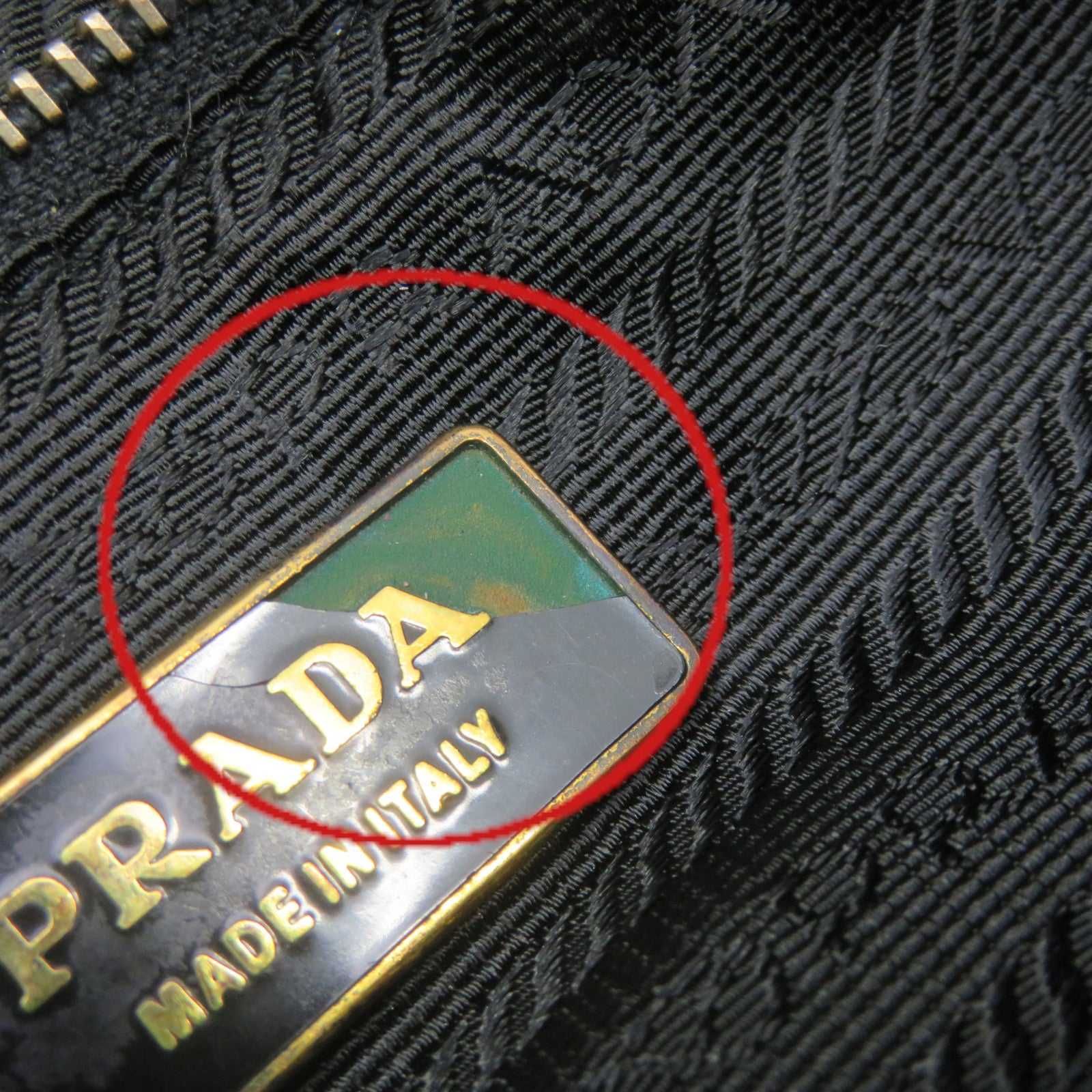 PRADA Saffiano Leather Shoulder Bag Black