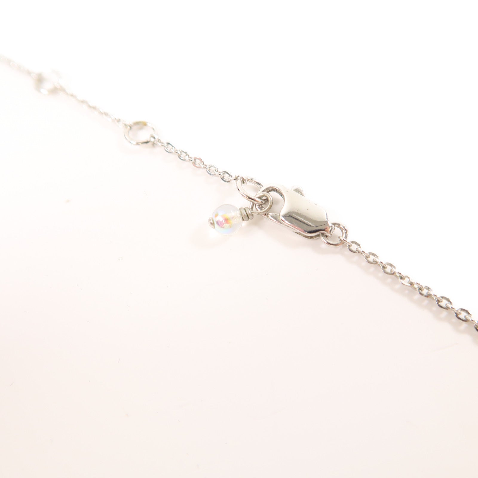 Dior CD Necklace PVC/Metal Silver