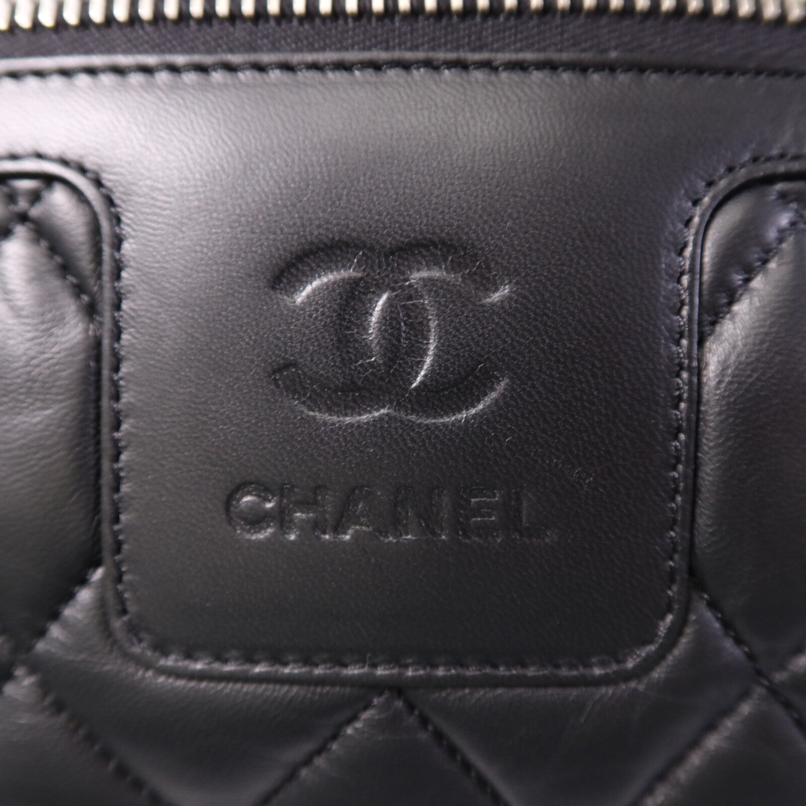 CHANEL 牛皮皮革Coco Cocoon銀扣手挽袋