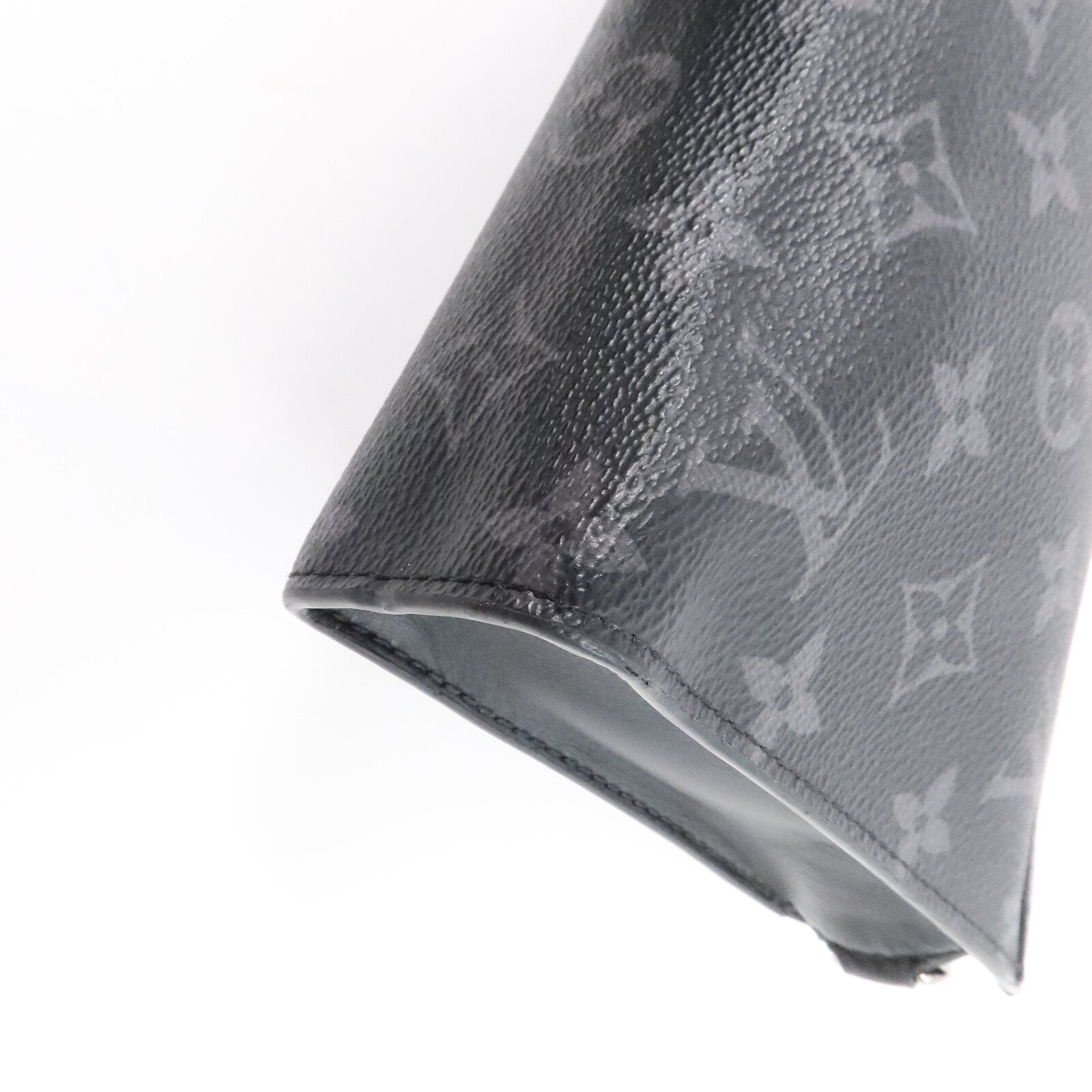 LOUIS VUITTON Monogram Eclipse Gaston銀扣肩背袋