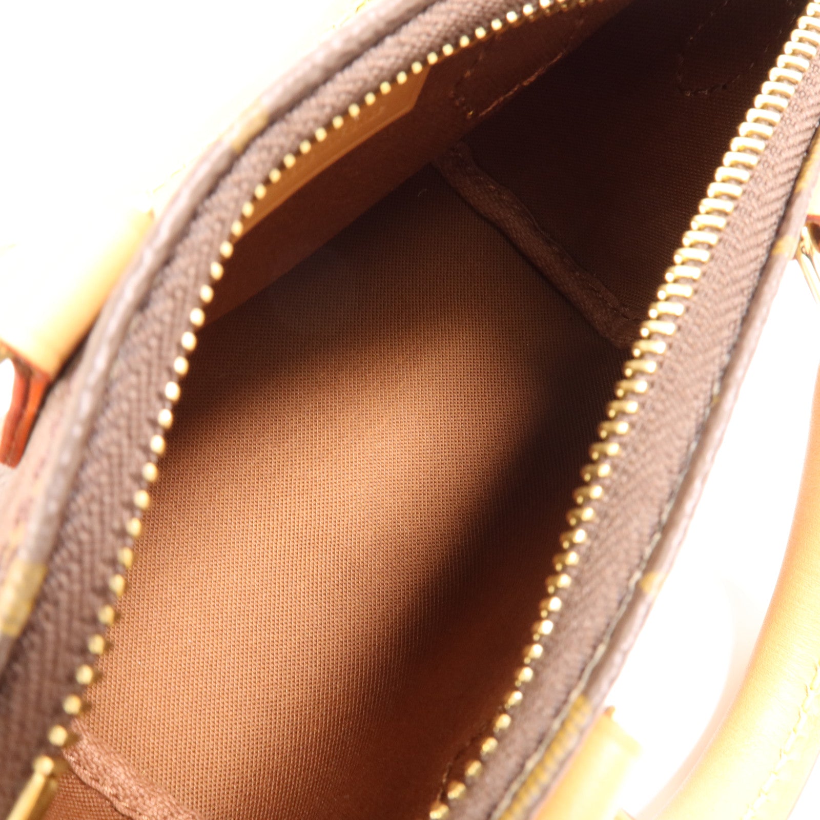 LOUIS VUITTON Monogram Nano Speedy金扣手挽肩背兩用袋