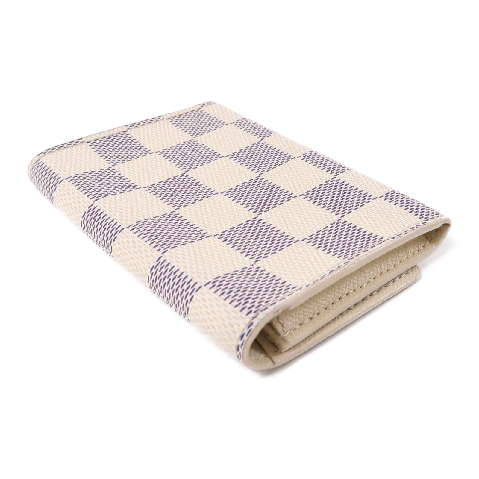 LOUIS VUITTON Damier Azur Card Case卡片套白色