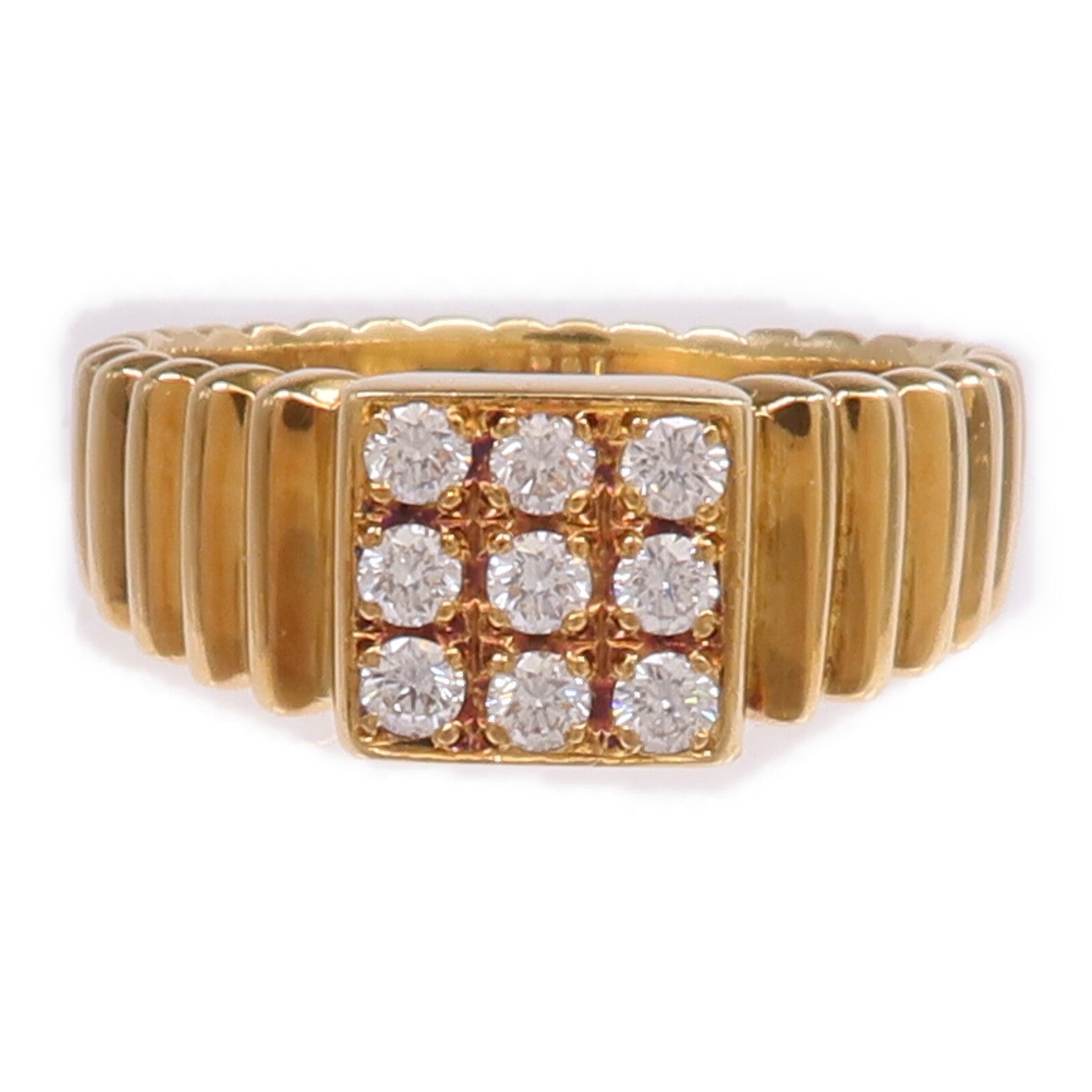 Dior 18K黃金Diamond Ring鑽石戒指US#6.75