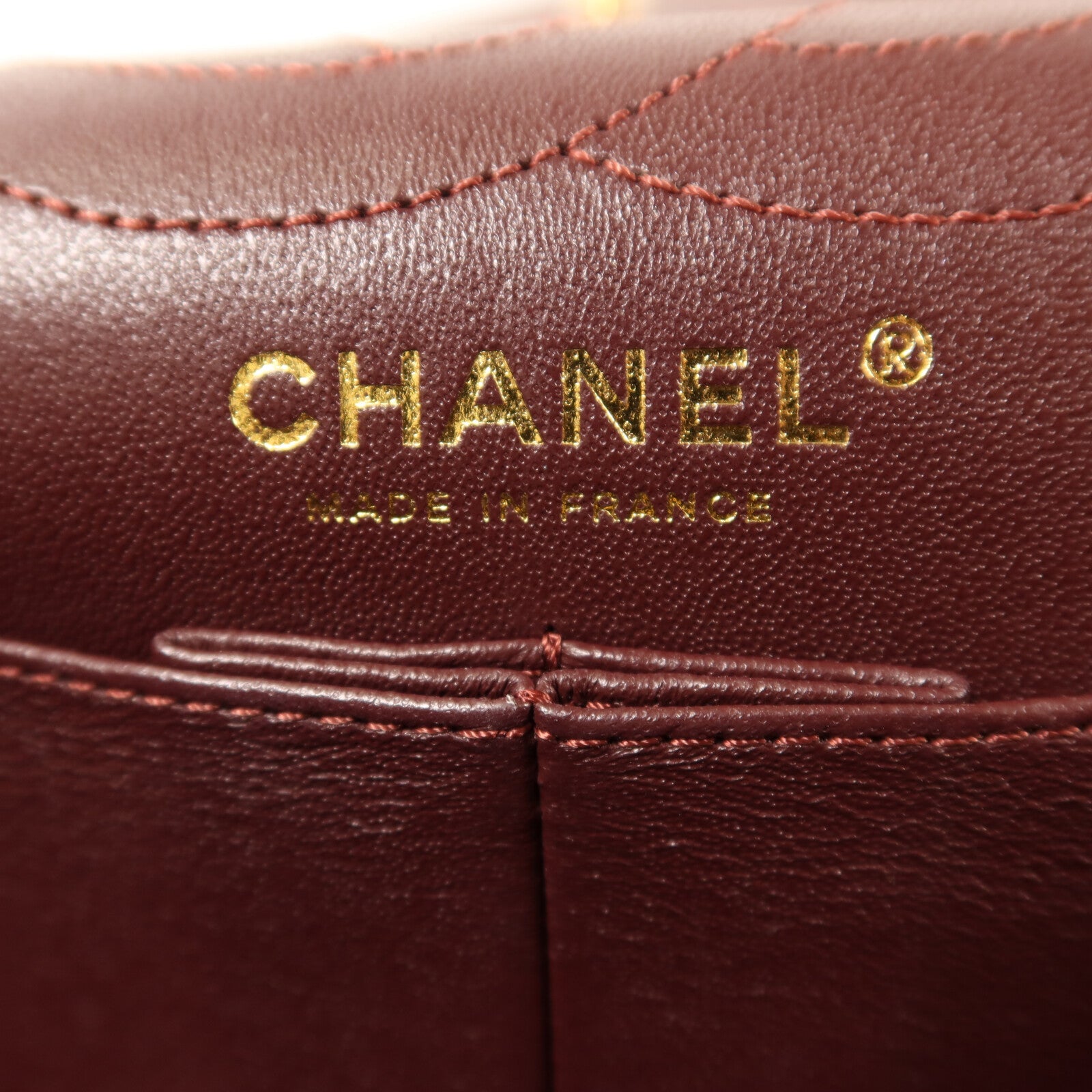 CHANEL 牛皮皮革2.55 Medium金扣鏈帶肩背袋