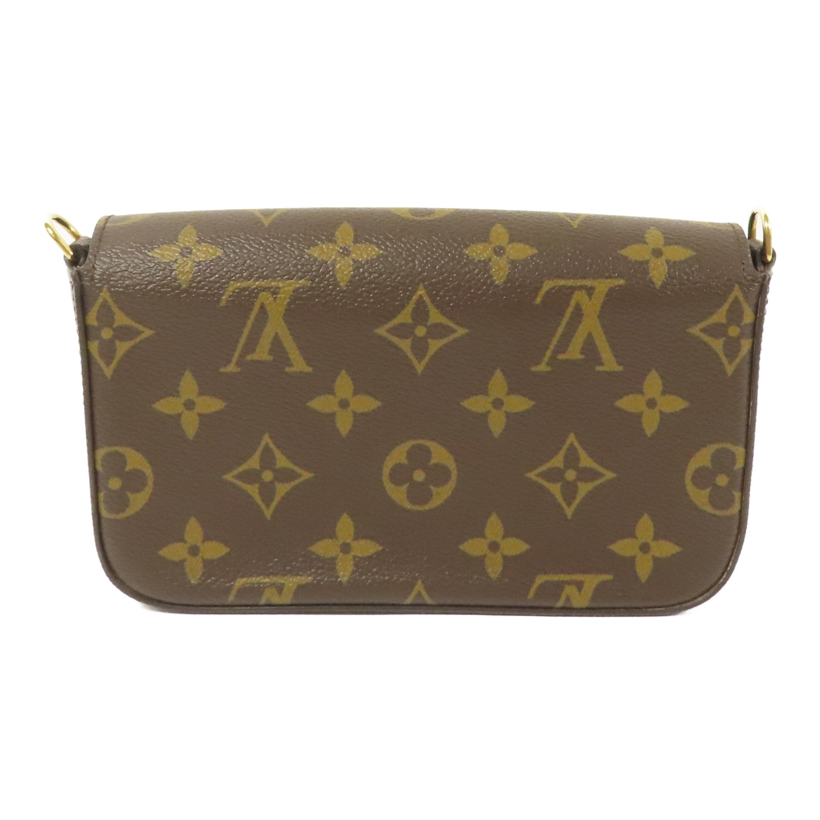 LOUIS VUITTON Monogram Felicie Strap & Go金扣肩背袋