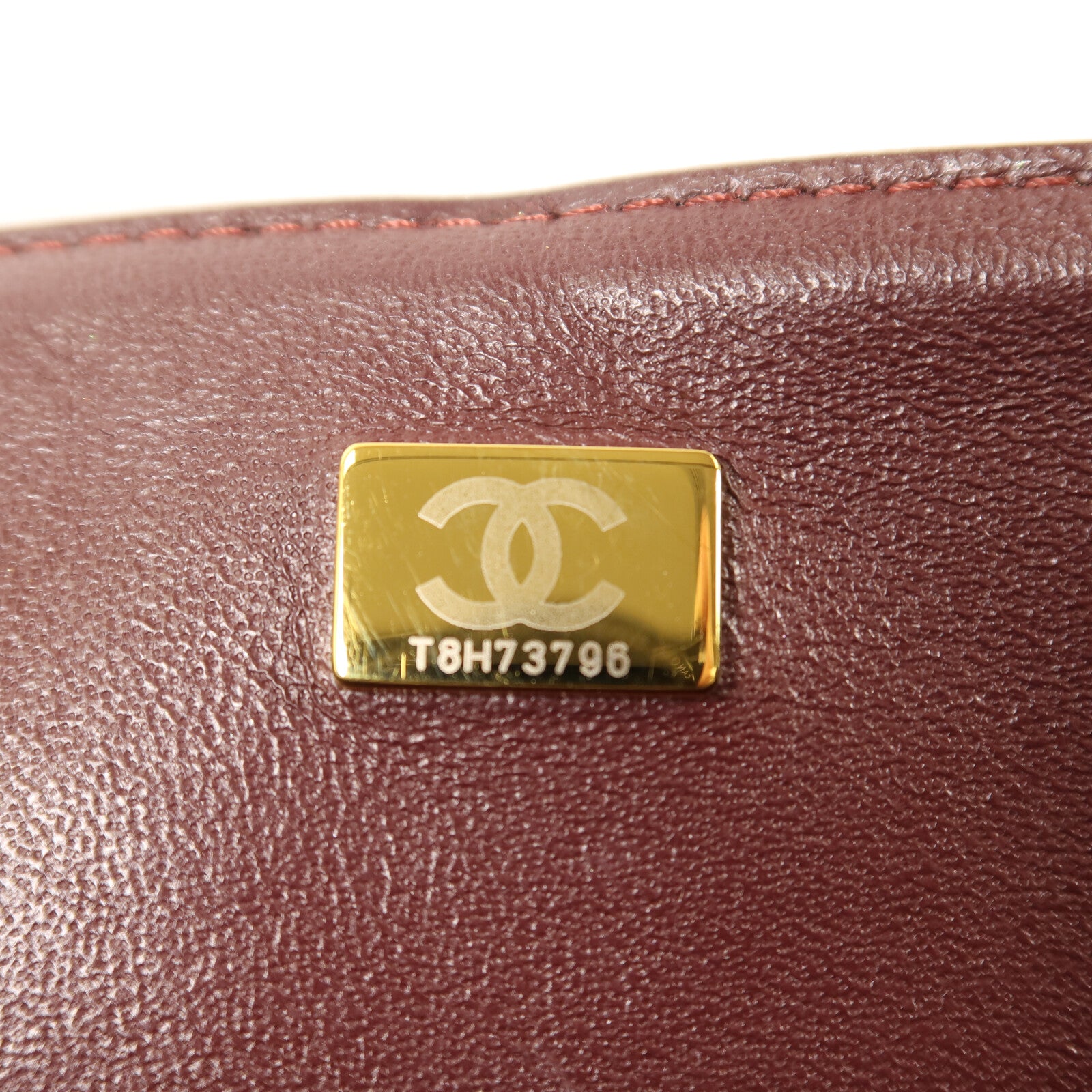 CHANEL 牛皮皮革2.55 Medium金扣鏈帶肩背袋