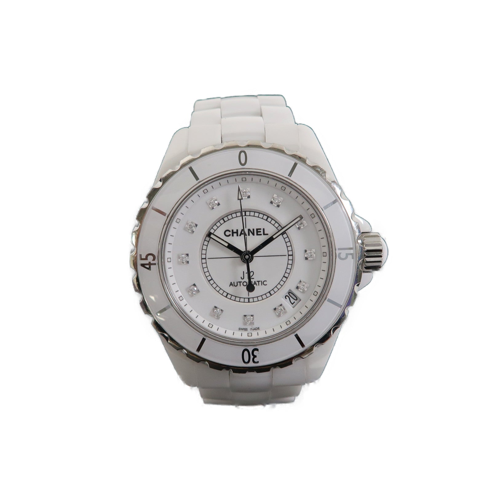CHANEL J12 Watch不鏽鋼/陶瓷手錶自動機芯白色