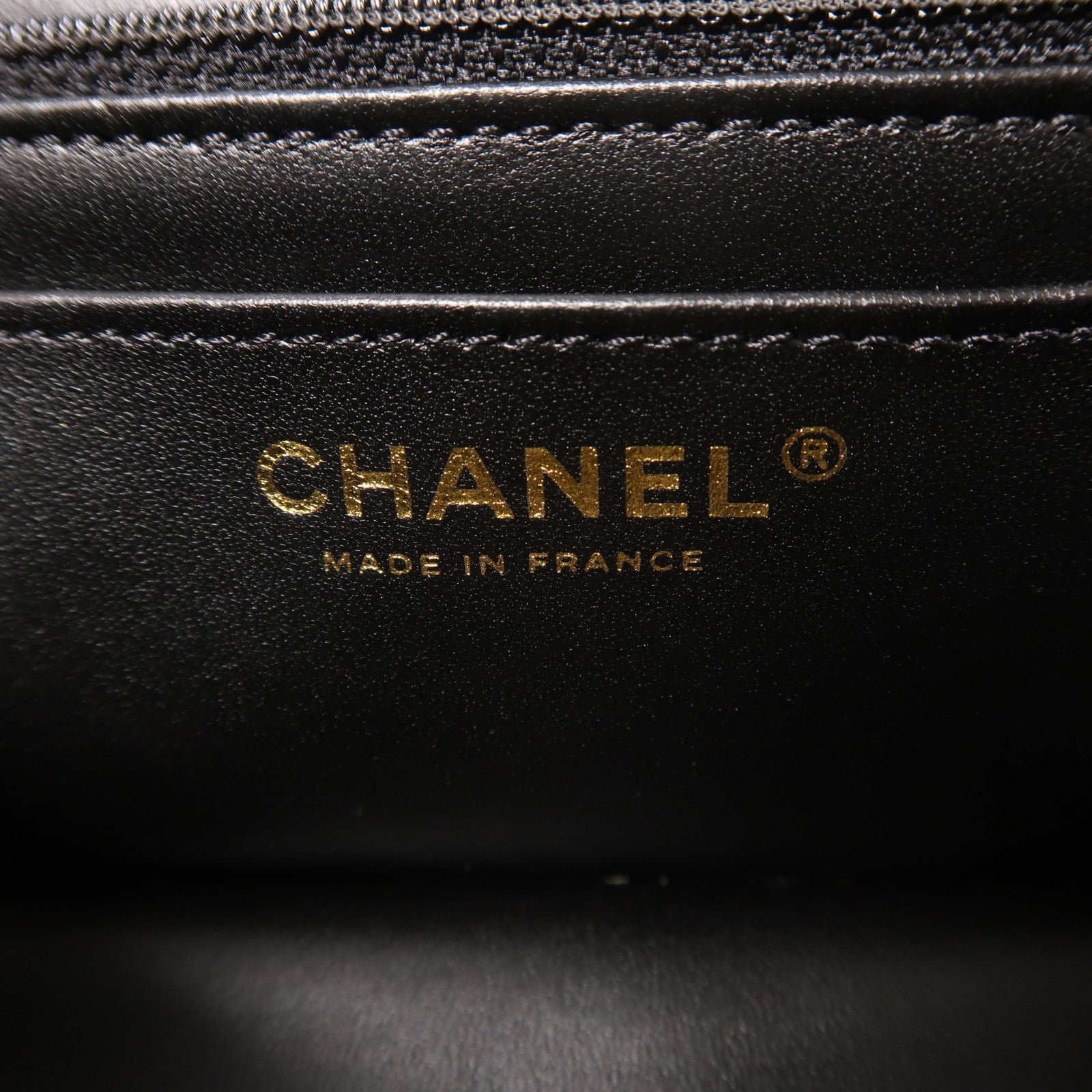 CHANEL 牛皮皮革2 Way Shoulder金扣手挽肩背兩用袋