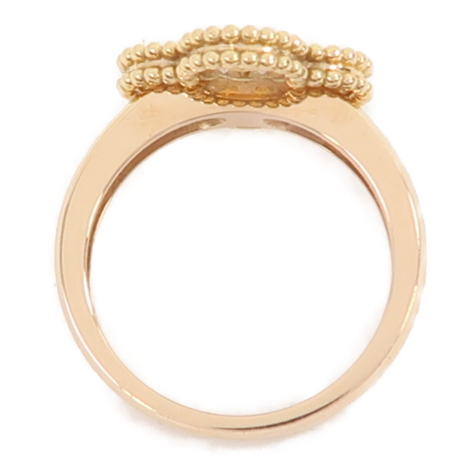 Van Cleef & Arpels 【激減優惠】18K黃金Vintage Alhambra戒指US#6.75