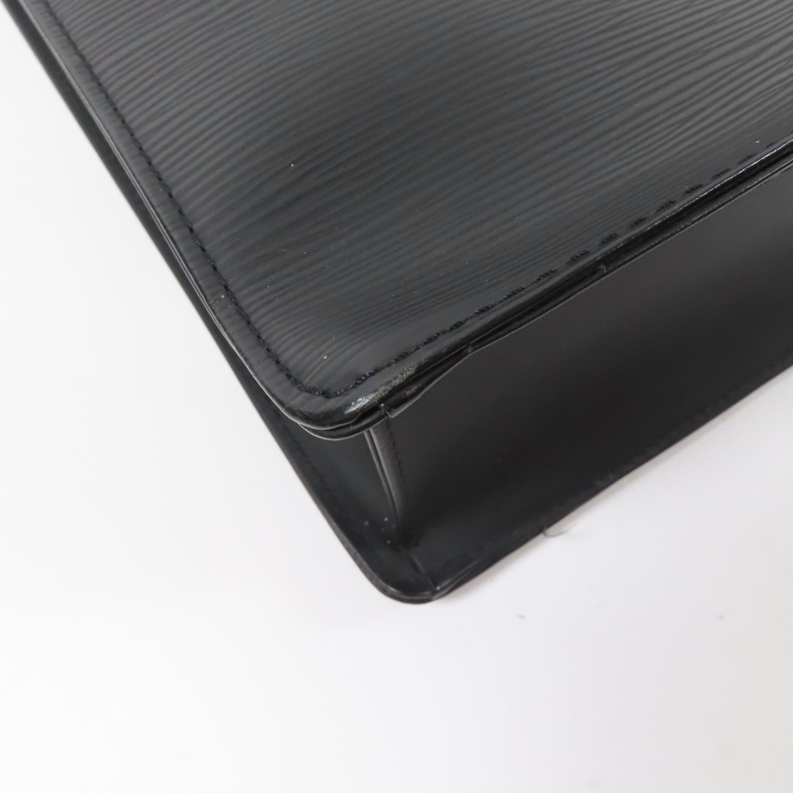 LOUIS VUITTON Epi Sac Plat銀扣手挽袋