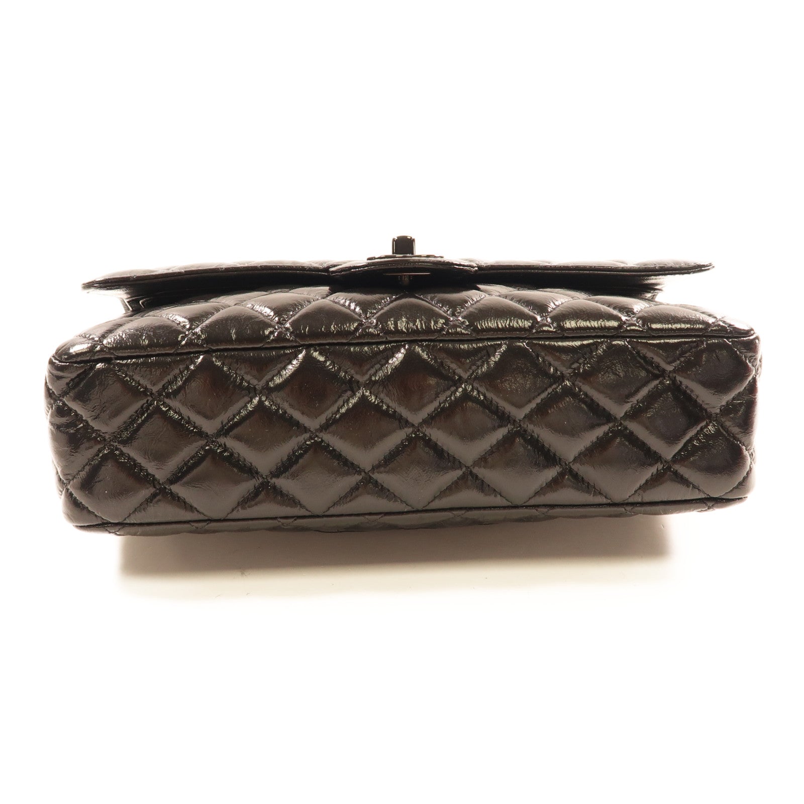 CHANEL 【激減優惠】牛皮皮革Classic Flap 25cm黑扣鏈帶肩背袋