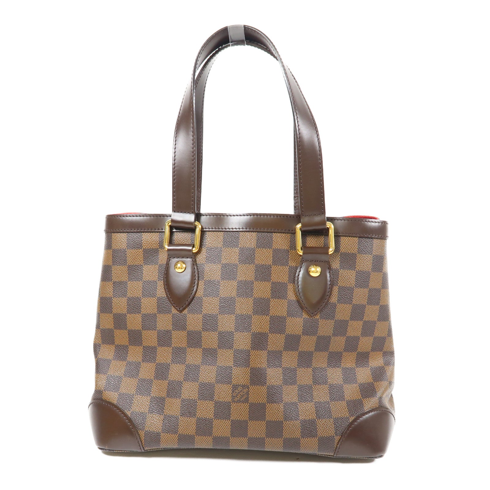 LOUIS VUITTON 【激減優惠】Damier Hampstead PM金扣手挽袋