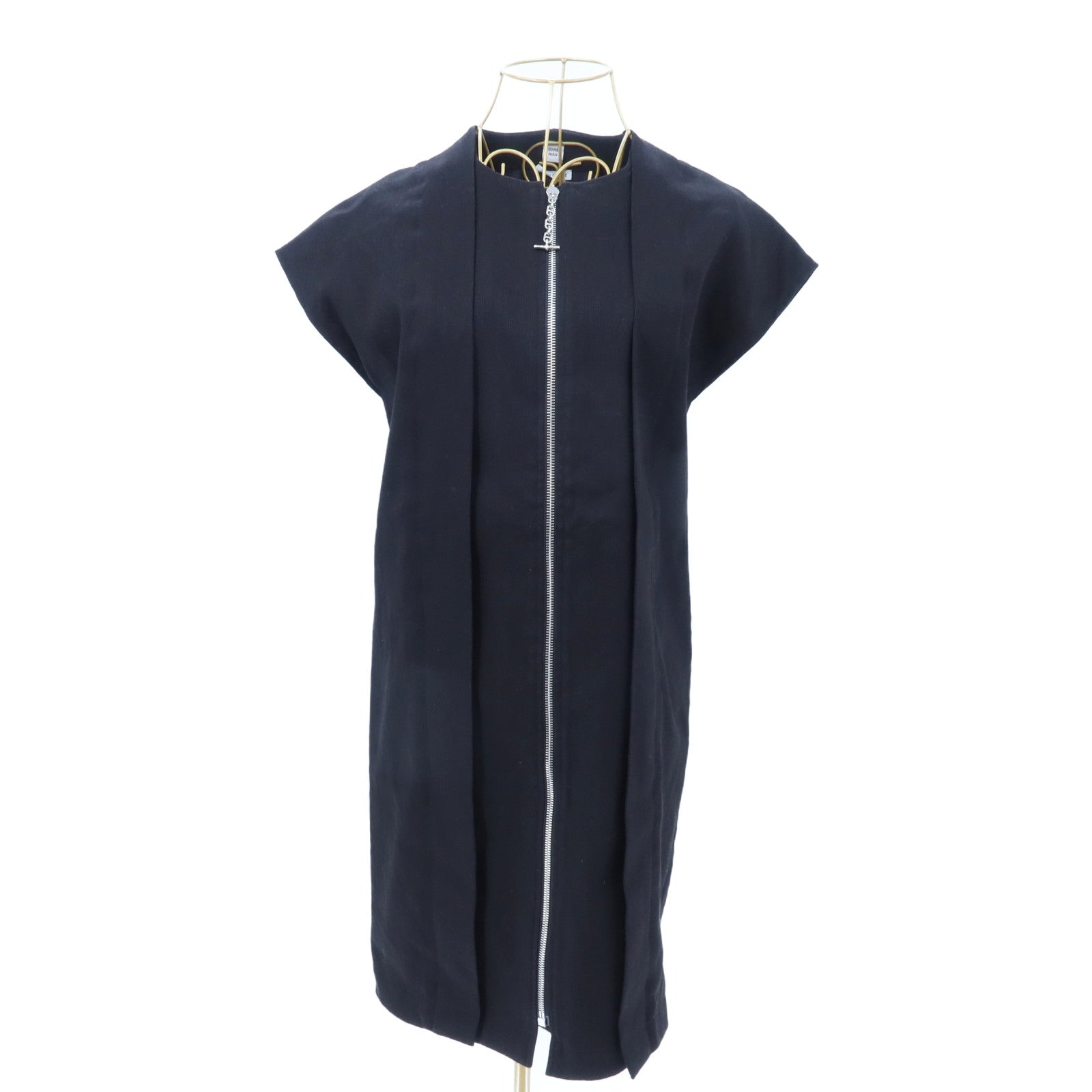 HERMES Chanvre/Cotton Chaine d'Ancre Long Vest上衣