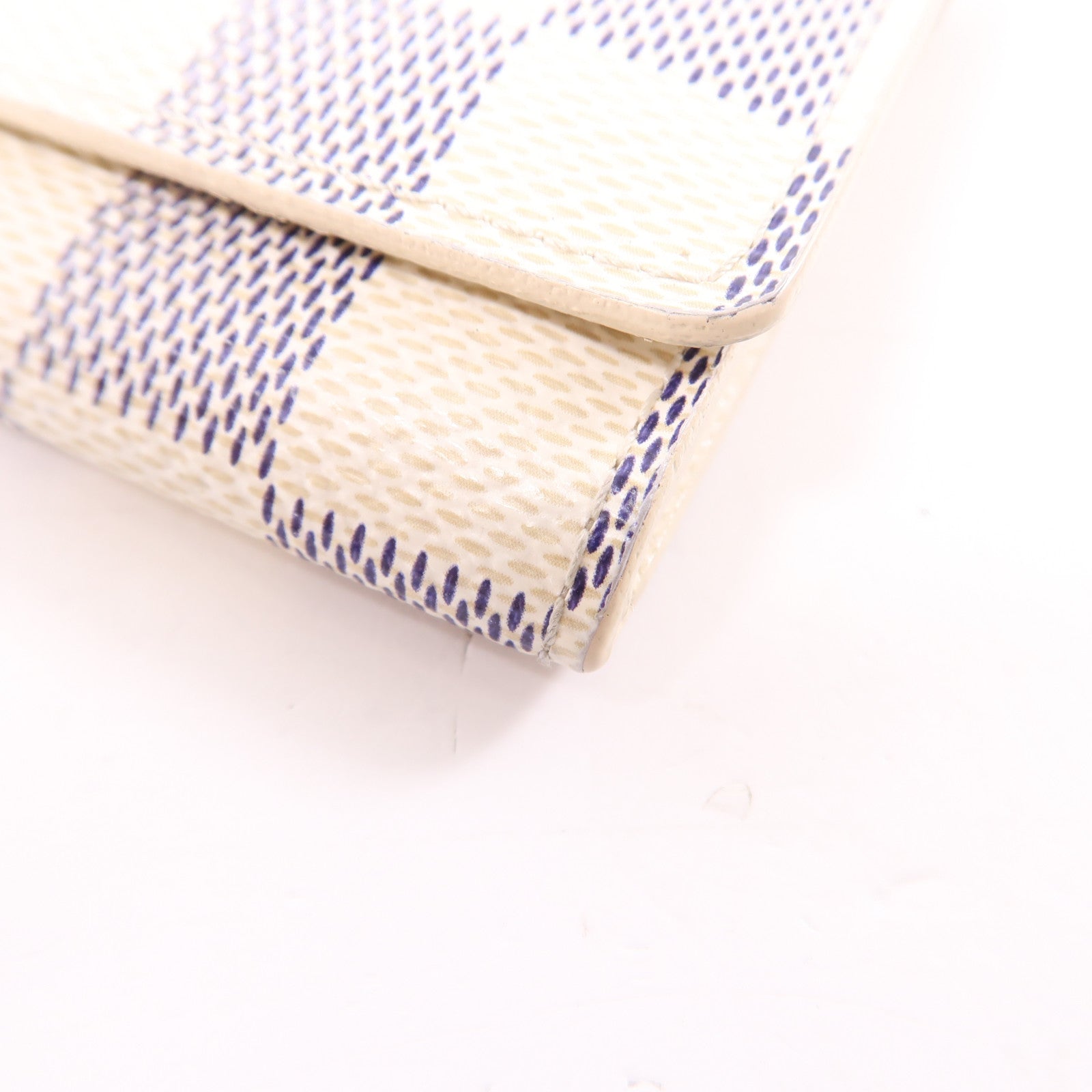 LOUIS VUITTON Damier Azur Card Case卡片套白色