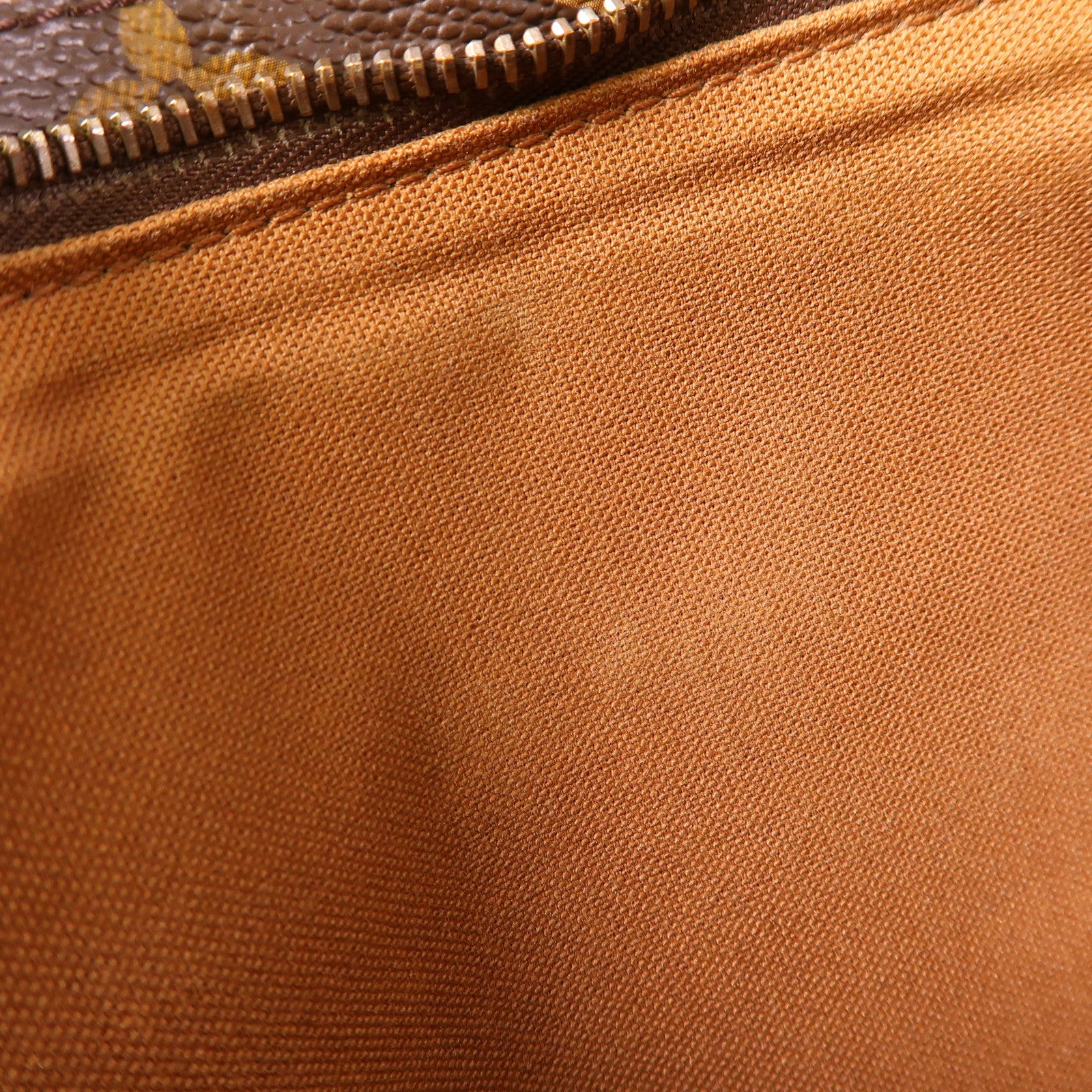 LOUIS VUITTON Monogram Abbesses金扣肩背袋棕色