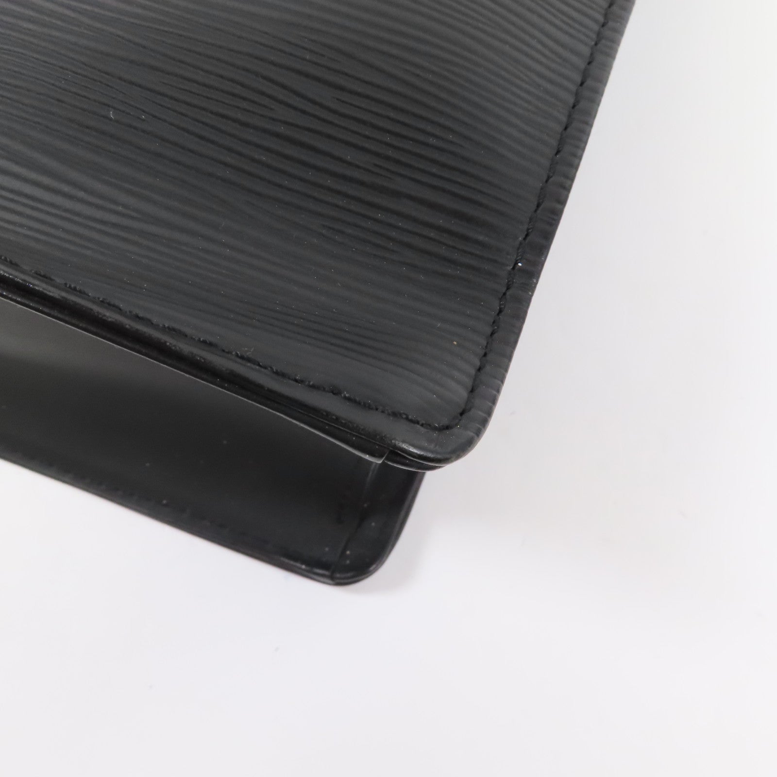 LOUIS VUITTON Epi Sac Plat銀扣手挽袋