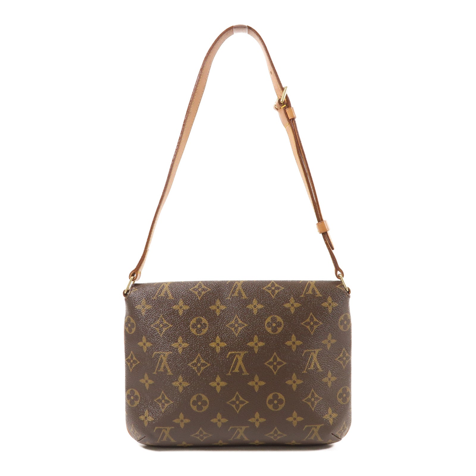 LOUIS VUITTON Monogram Musette Tango Long Shoulder金扣肩背袋