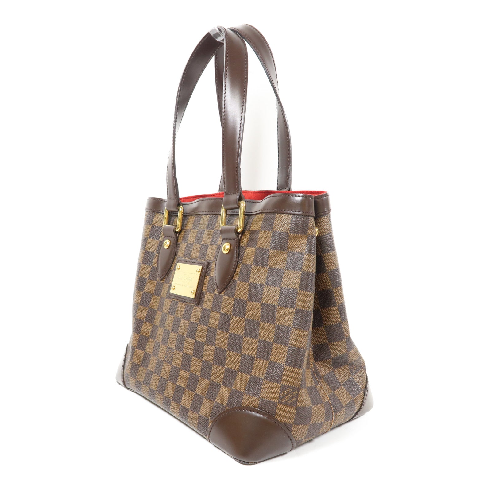LOUIS VUITTON 【激減優惠】Damier Hampstead PM金扣手挽袋