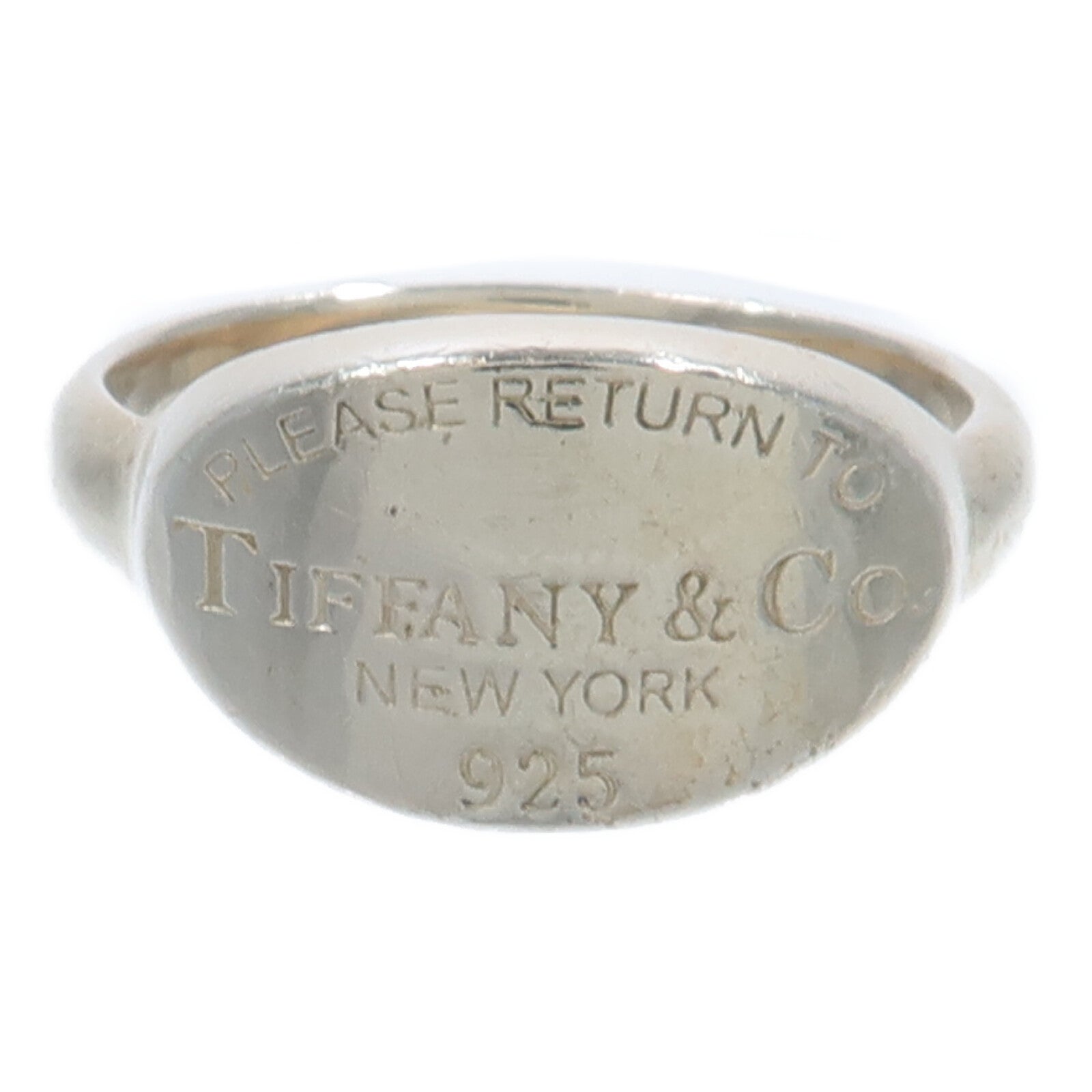 TIFFANY＆CO 925純銀Please Return to Tiffany Ring戒指