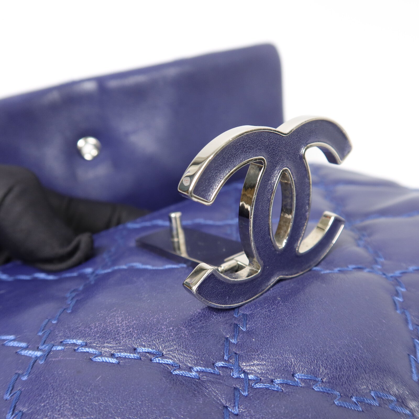 CHANEL 羊皮皮革Chain Shoulder鏈帶肩背袋