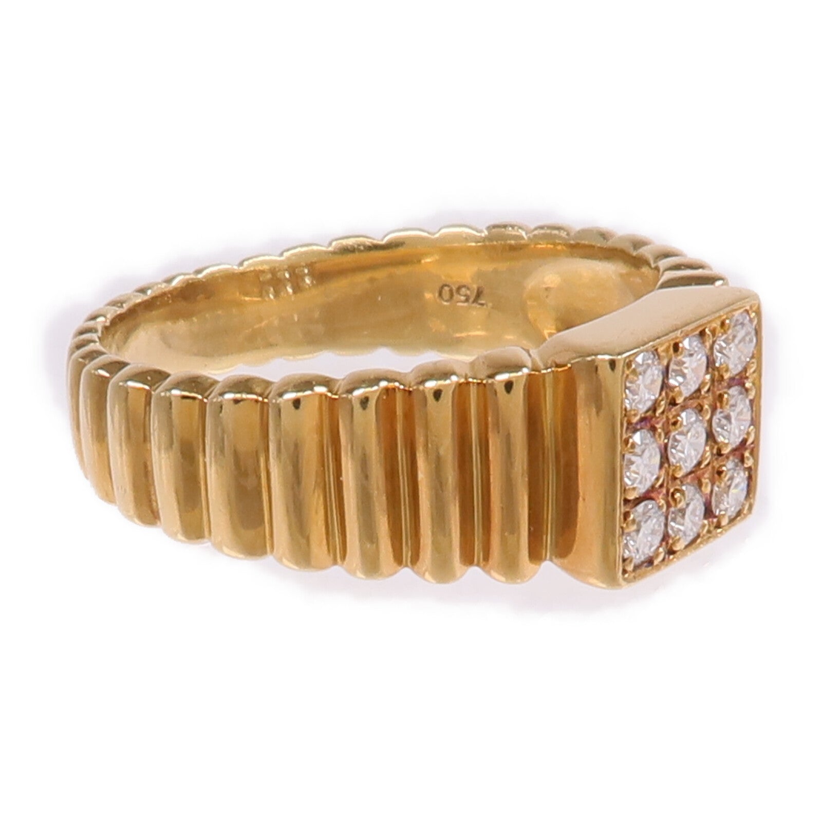 Dior 18K黃金Diamond Ring鑽石戒指US#6.75