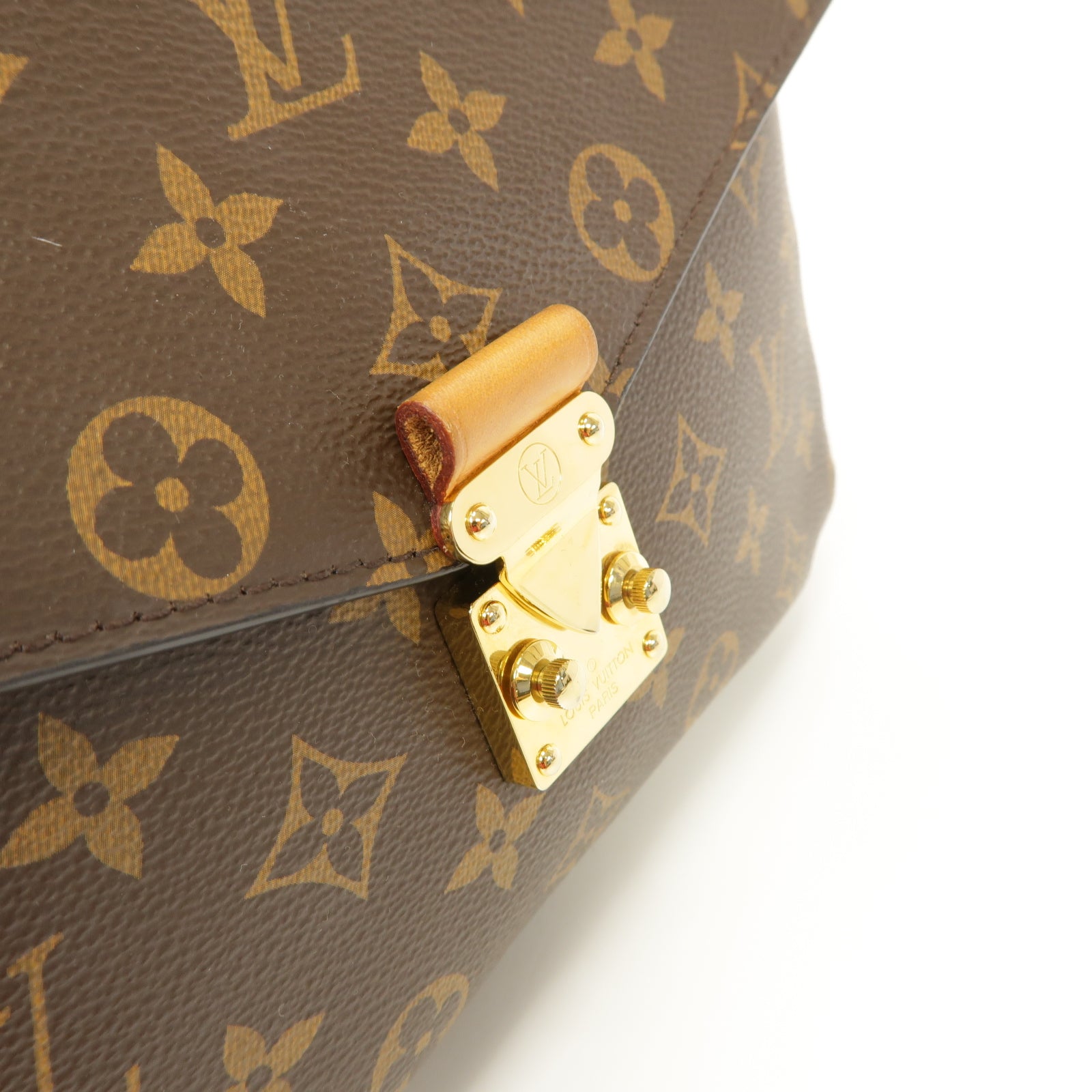 LOUIS VUITTON Monogram Pochette Metis金扣手挽肩背兩用袋啡色