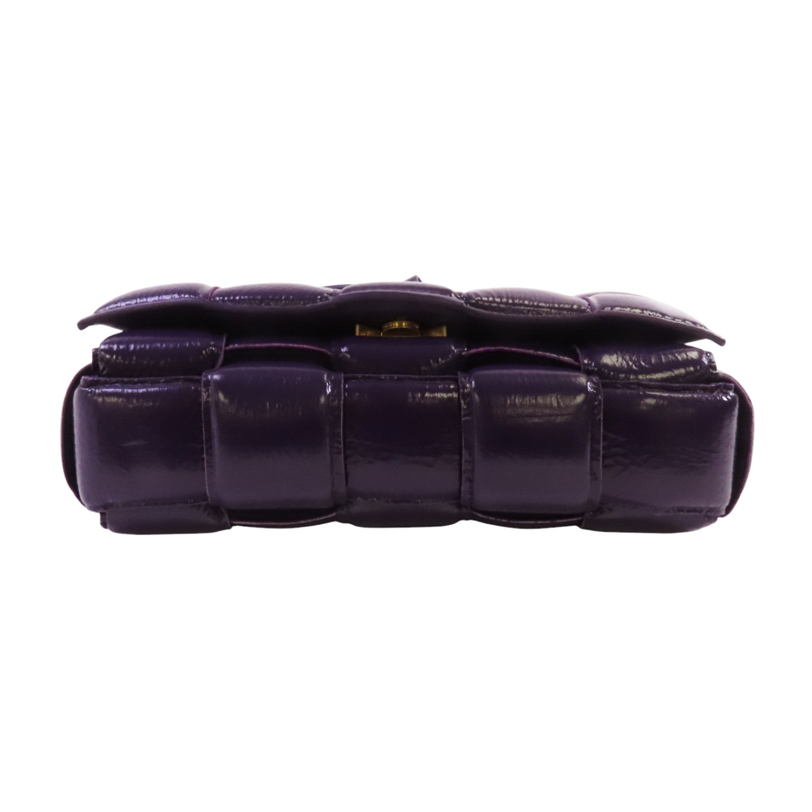 BOTTEGA VENETA 漆皮皮革Panted Cassette金扣肩背袋
