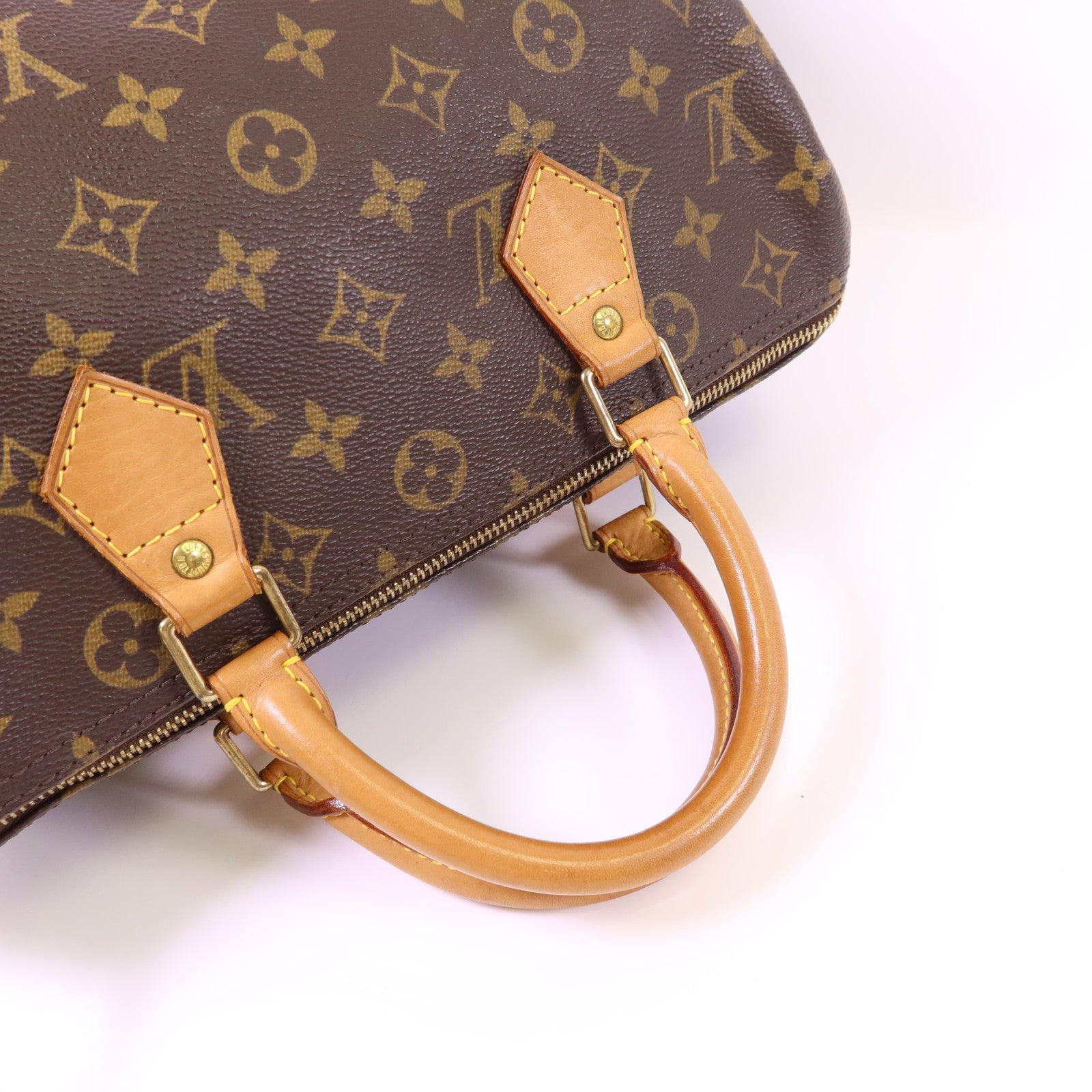 LOUIS VUITTON Monogram Speedy 30金扣手挽袋