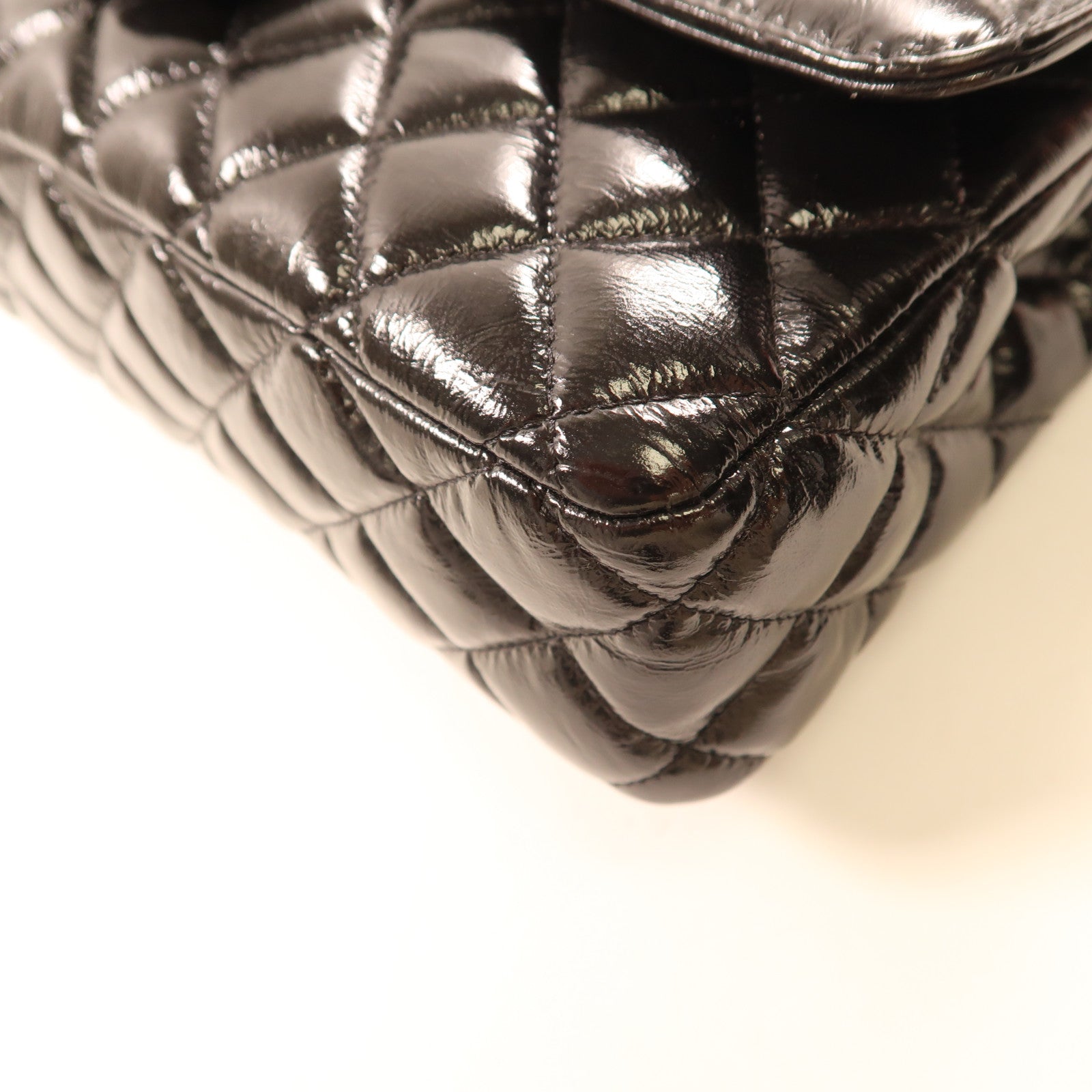 CHANEL 【激減優惠】牛皮皮革Classic Flap 25cm黑扣鏈帶肩背袋