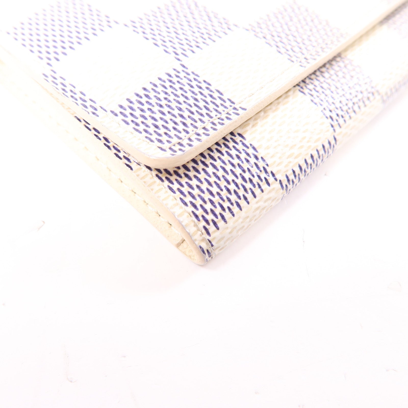 LOUIS VUITTON Damier Azur Card Case卡片套白色
