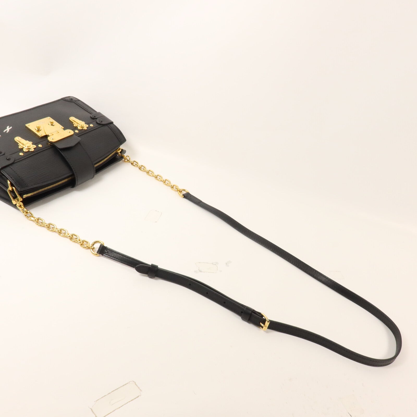 LOUIS VUITTON Epi Trunk Clutch鏈帶肩背袋