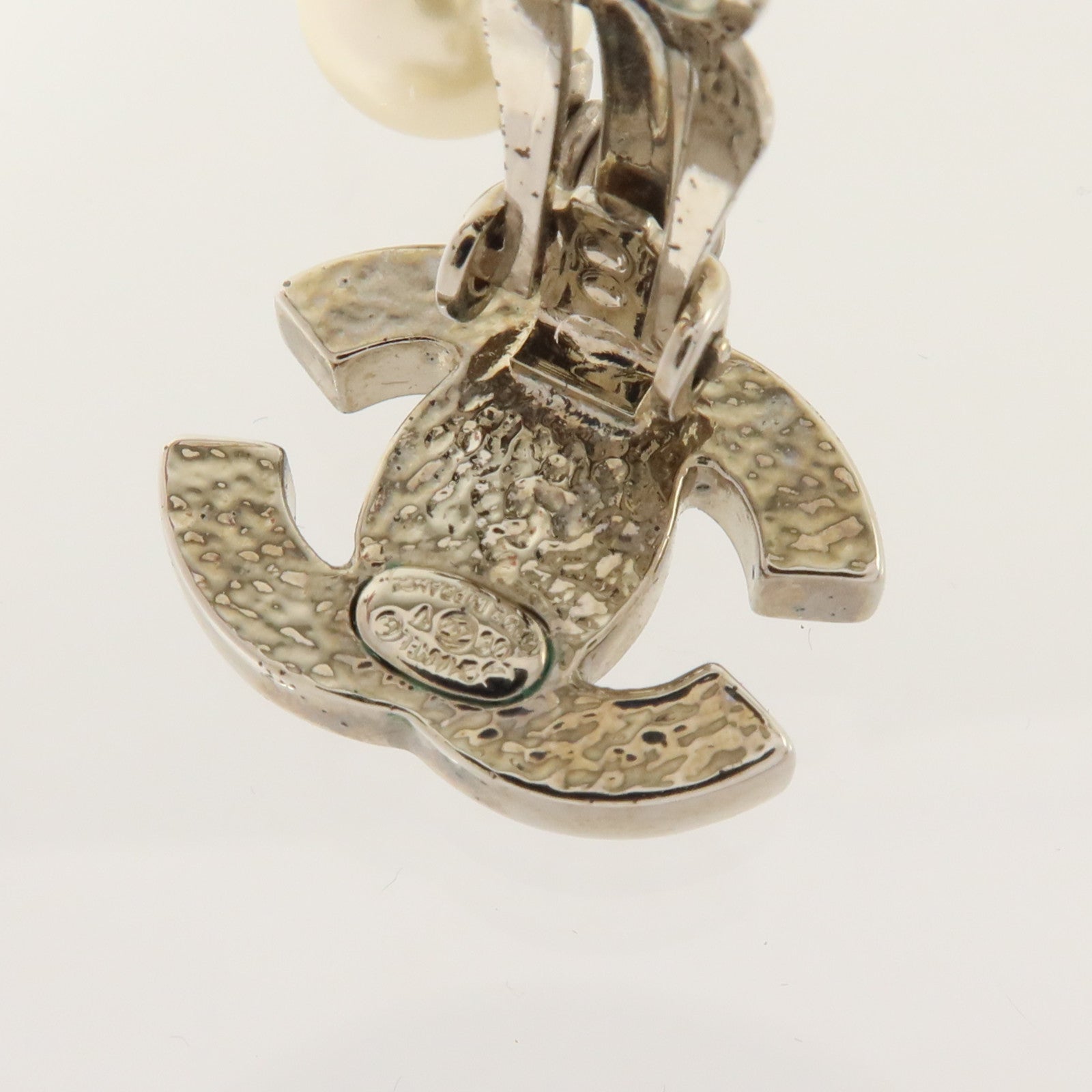 CHANEL PVC/金屬Clip-On Earrings耳環
