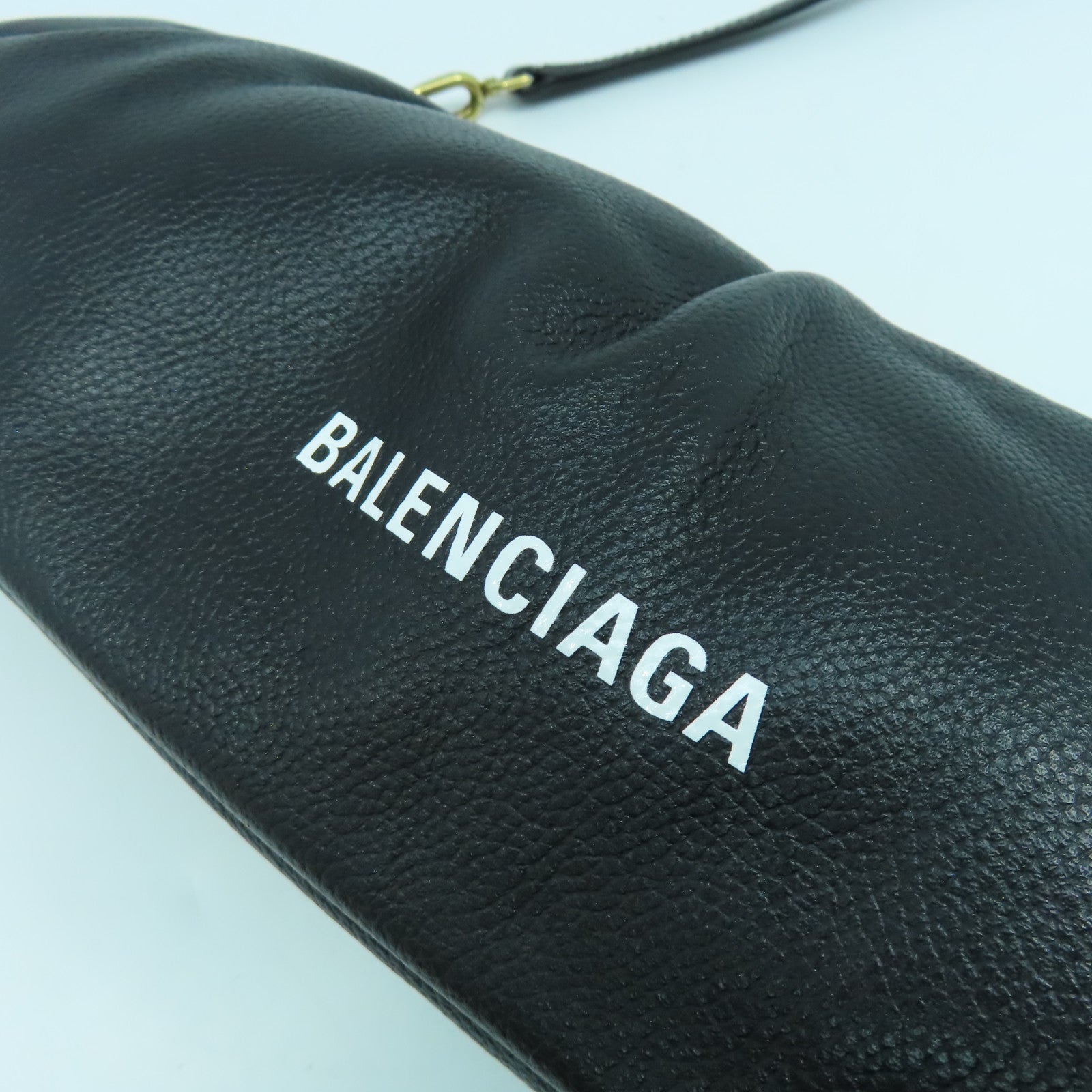BALENCIAGA 【激減優惠】牛皮皮革2 Way Shoulder Bag金扣手拿包肩背袋兩用黑色
