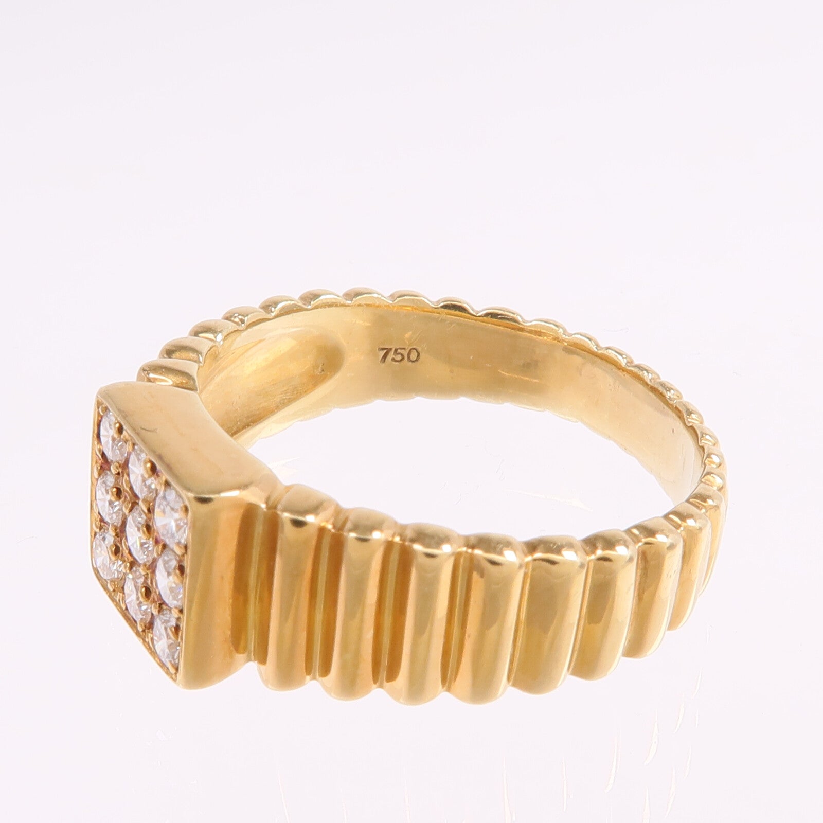 Dior 18K黃金Diamond Ring鑽石戒指US#6.75
