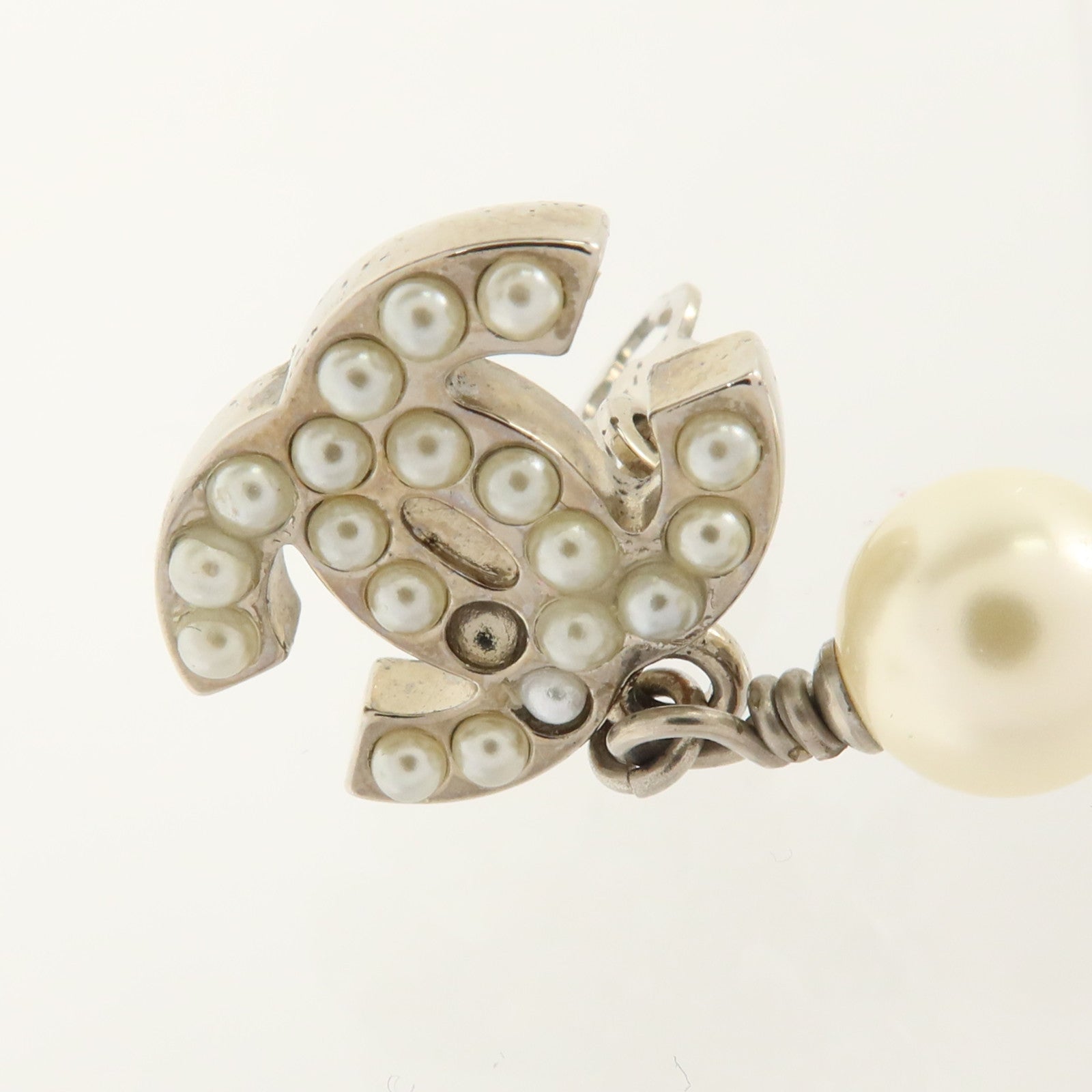 CHANEL PVC/金屬Clip-On Earrings耳環