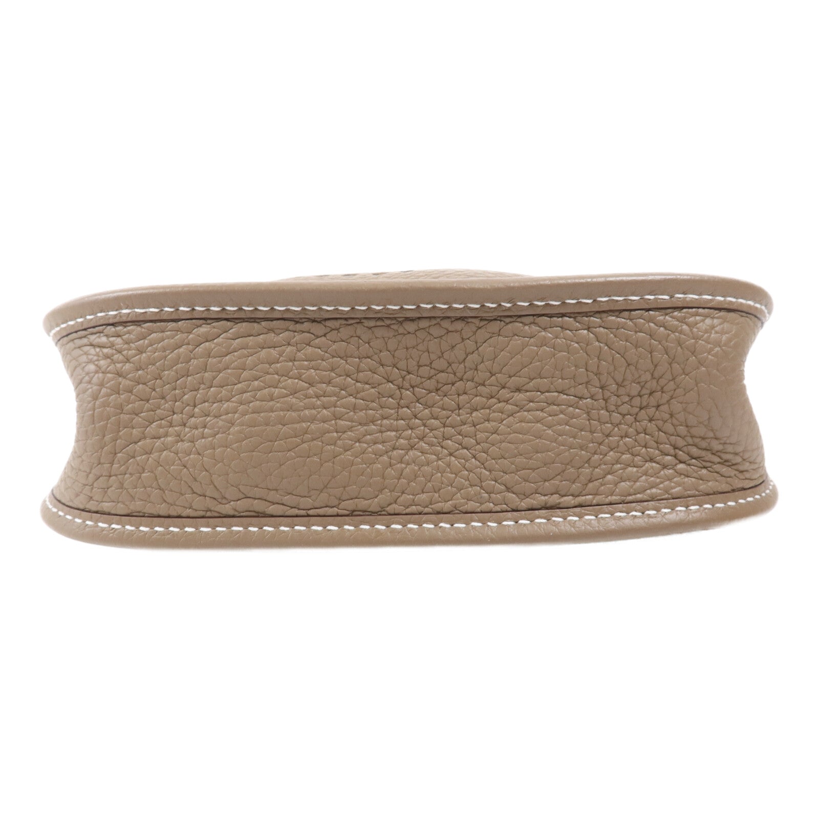 HERMES Clemence皮革Evelyne TPM金扣肩背袋Etoupe