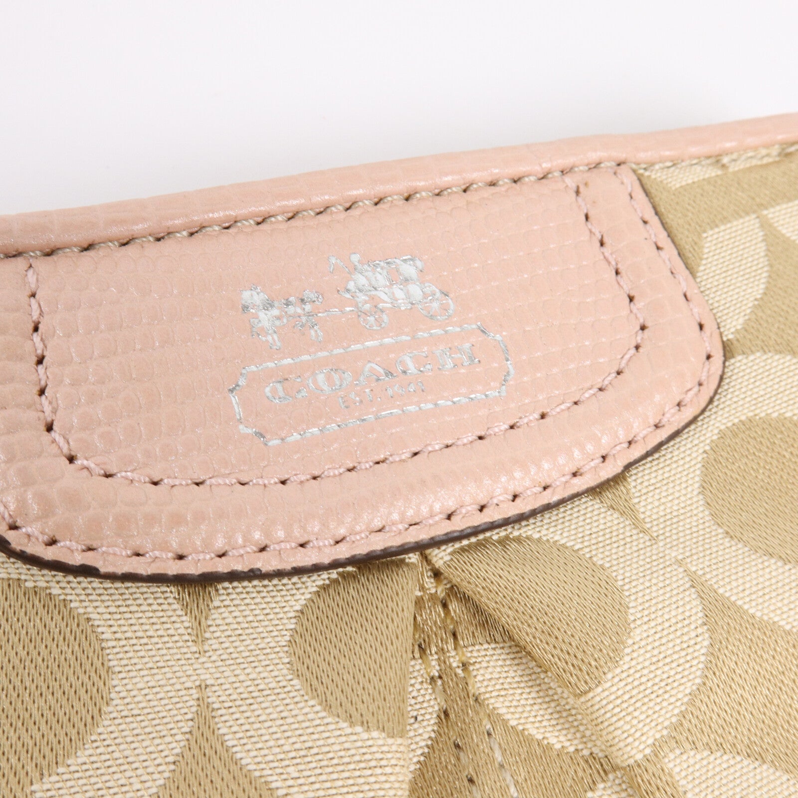 COACH 帆布Small Pouch手挽袋
