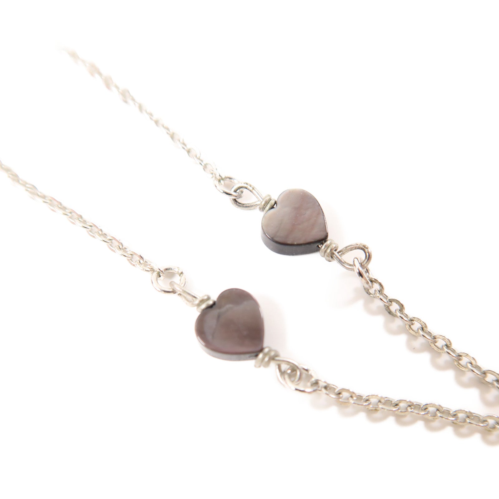 Dior CD Necklace PVC/Metal Silver