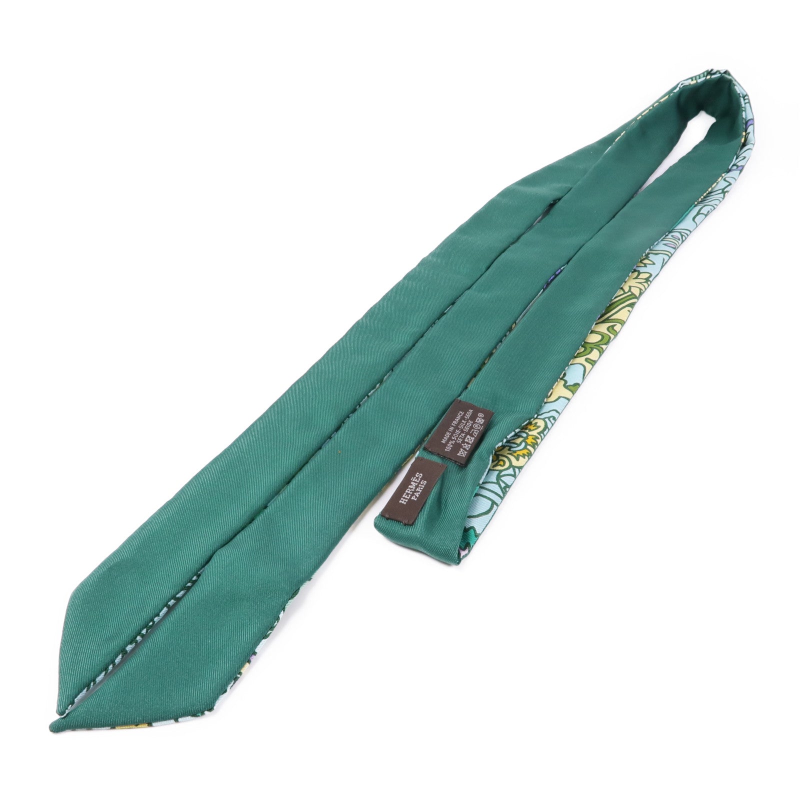HERMES 絲質Long Twilly絲巾