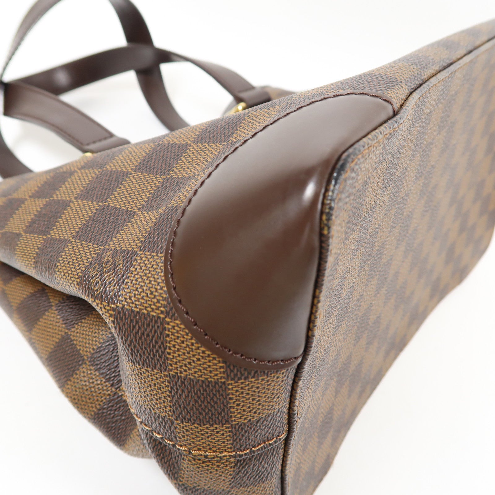 LOUIS VUITTON 【激減優惠】Damier Hampstead PM金扣手挽袋