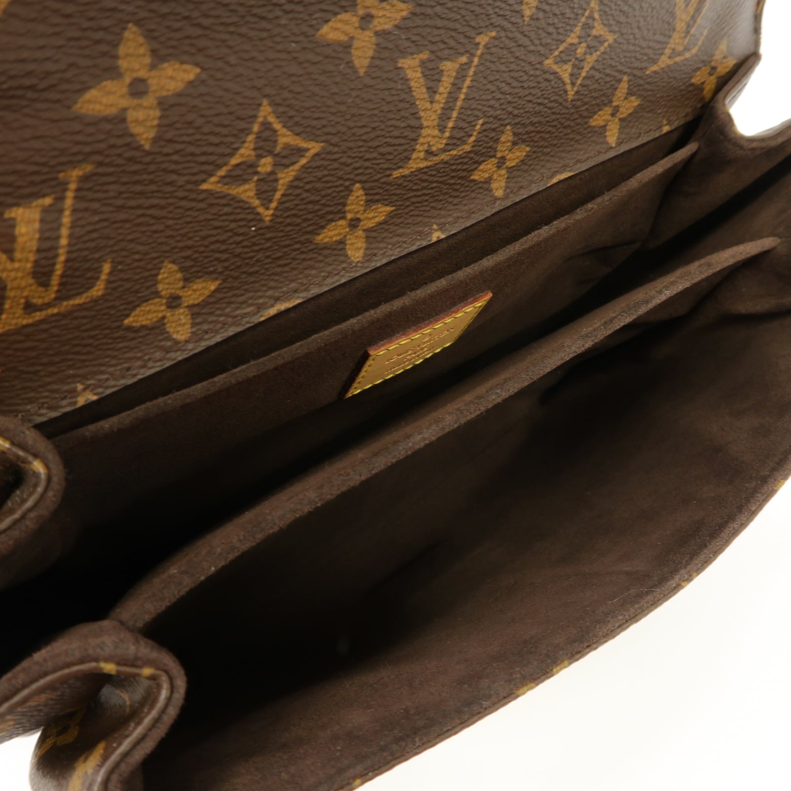 LOUIS VUITTON Monogram Pochette Metis金扣手挽肩背兩用袋啡色