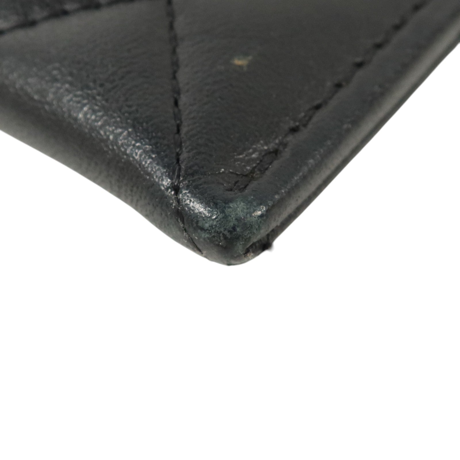 CHANEL 羊皮皮革Boy Chanel Zipper Long Wallet金扣長錢包