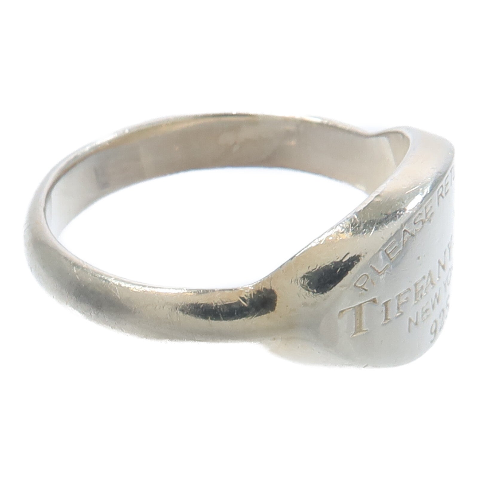 TIFFANY＆CO 925純銀Please Return to Tiffany Ring戒指