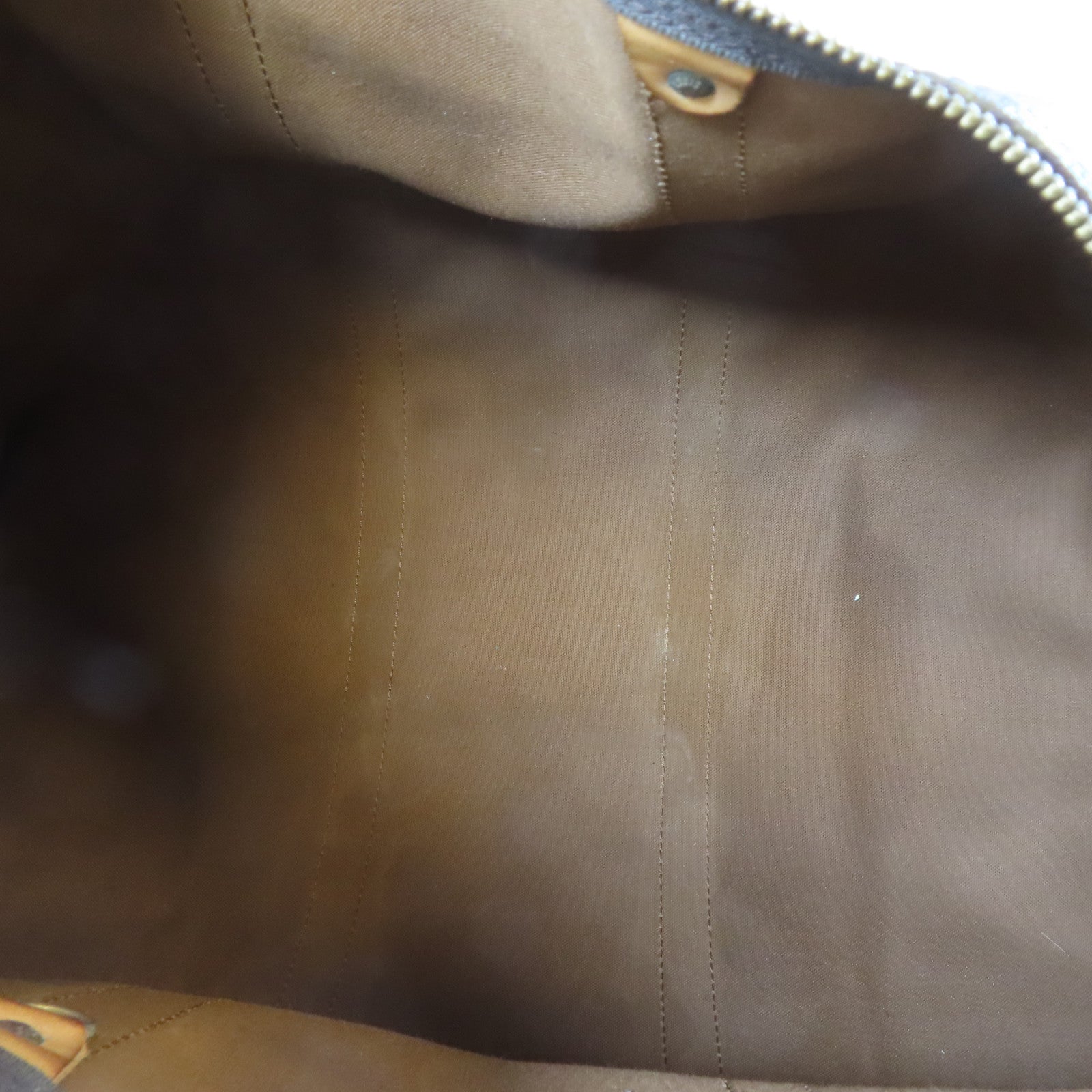 LOUIS VUITTON Monogram Keepall 50金扣手挽袋啡色
